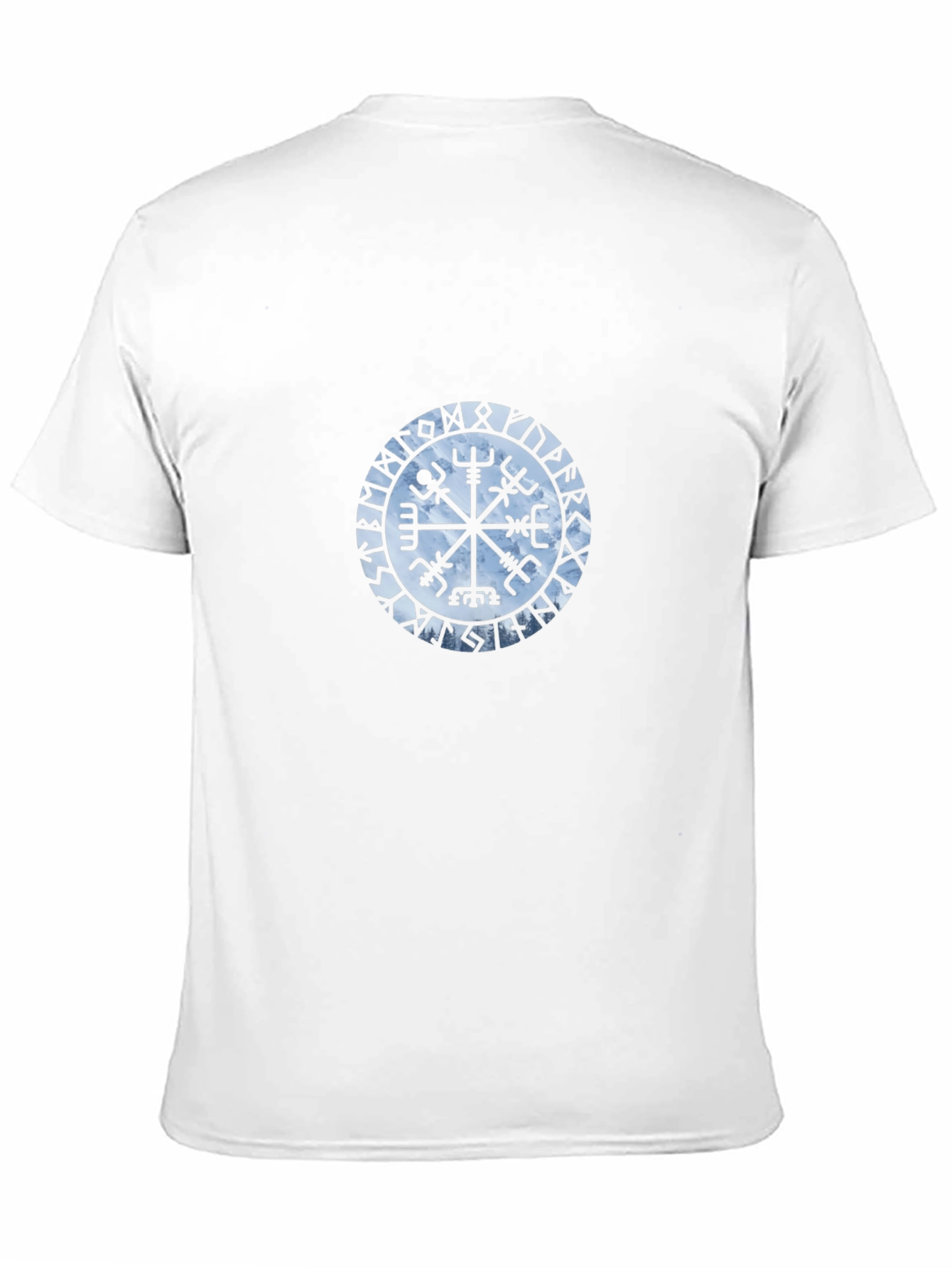Vegvisir Compass Black T-Shirt Viking Norse Mythology
