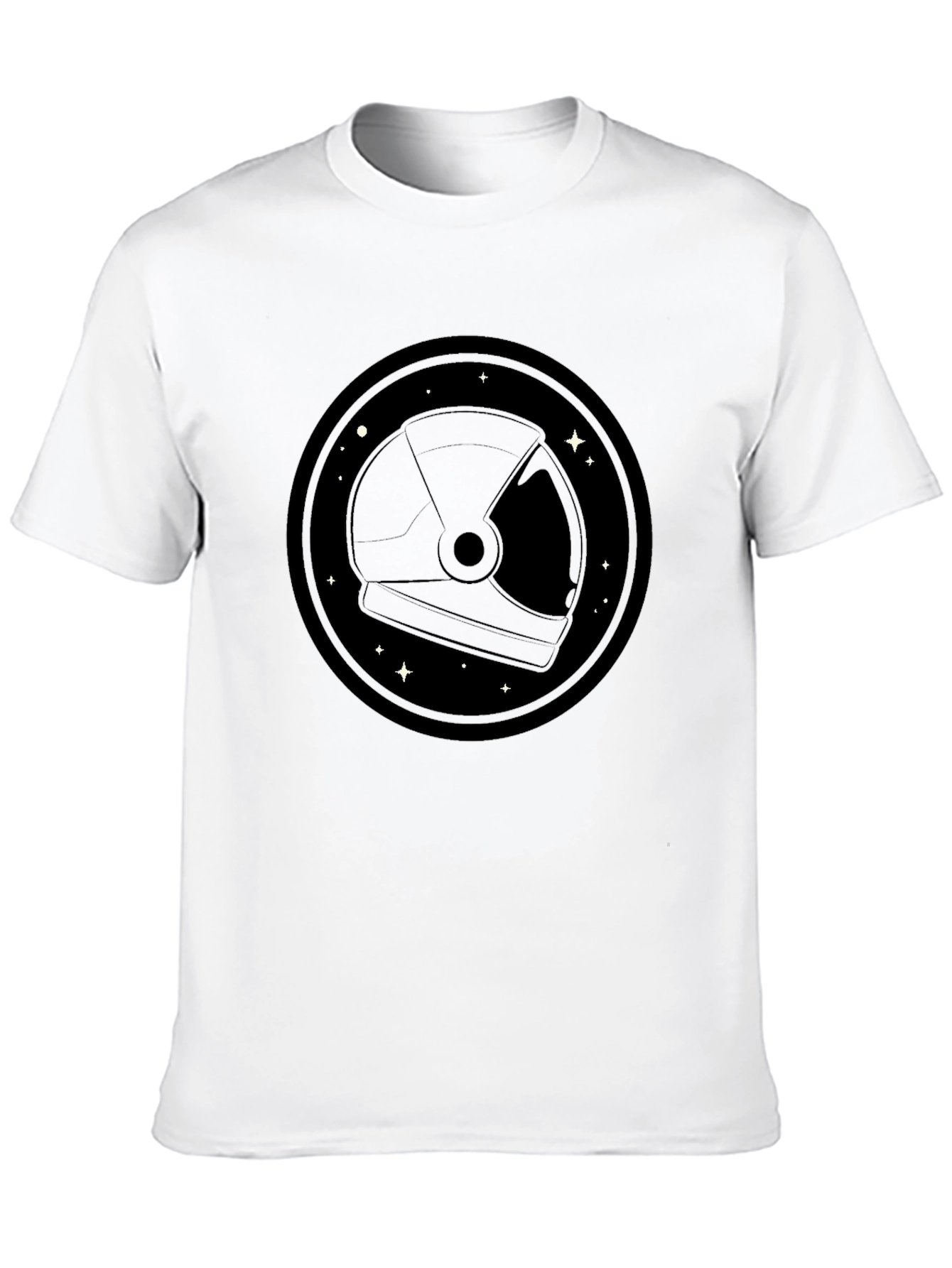 Astronaut Helmet Graphic Tee - Space Lover T-Shirt