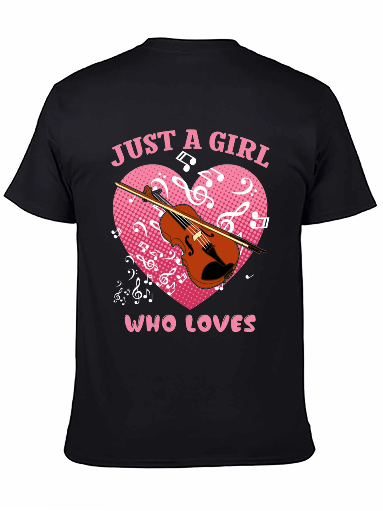 Just a Girl Who Loves Violin T-Shirt