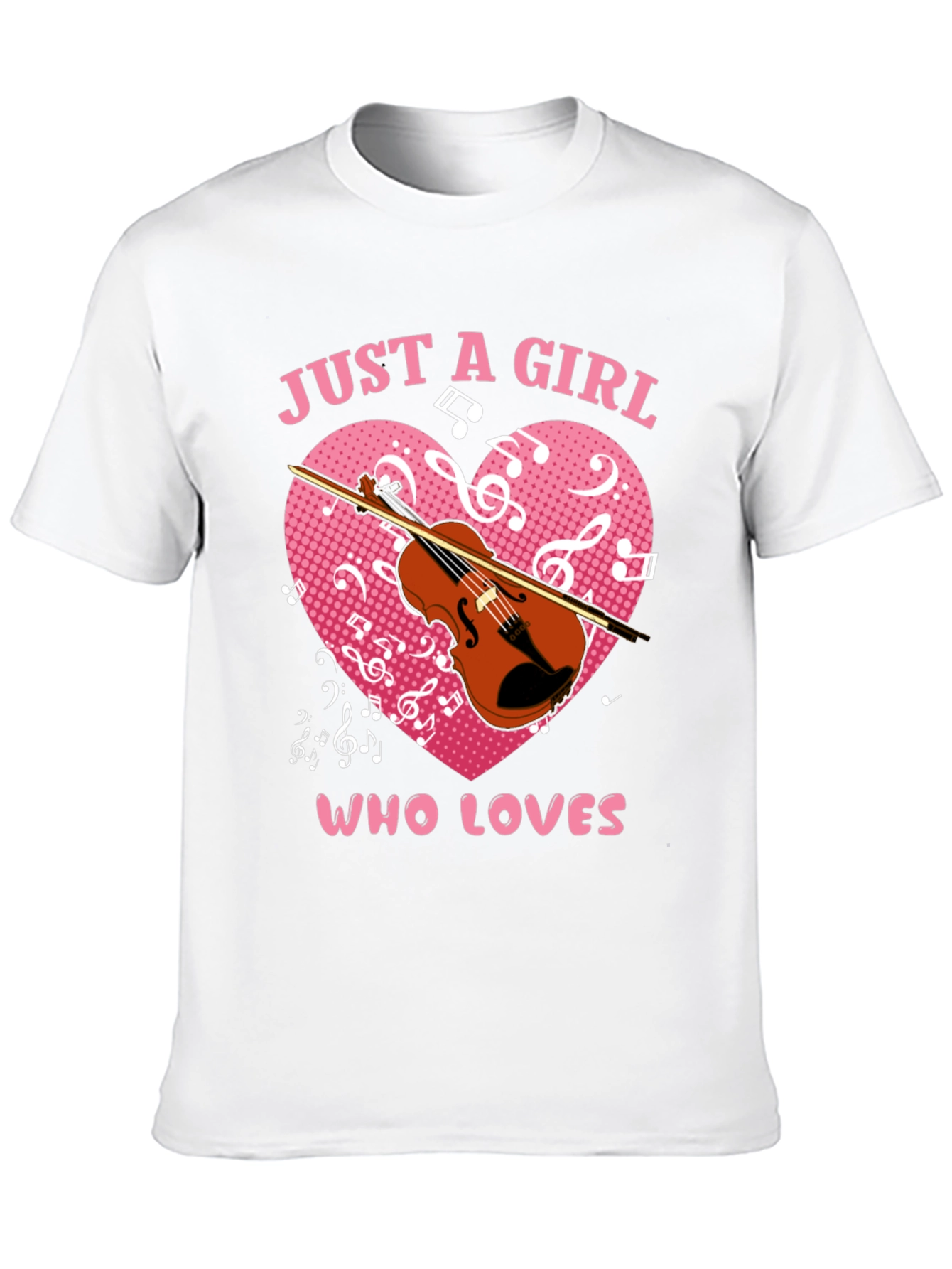 Just a Girl Who Loves Violin T-Shirt