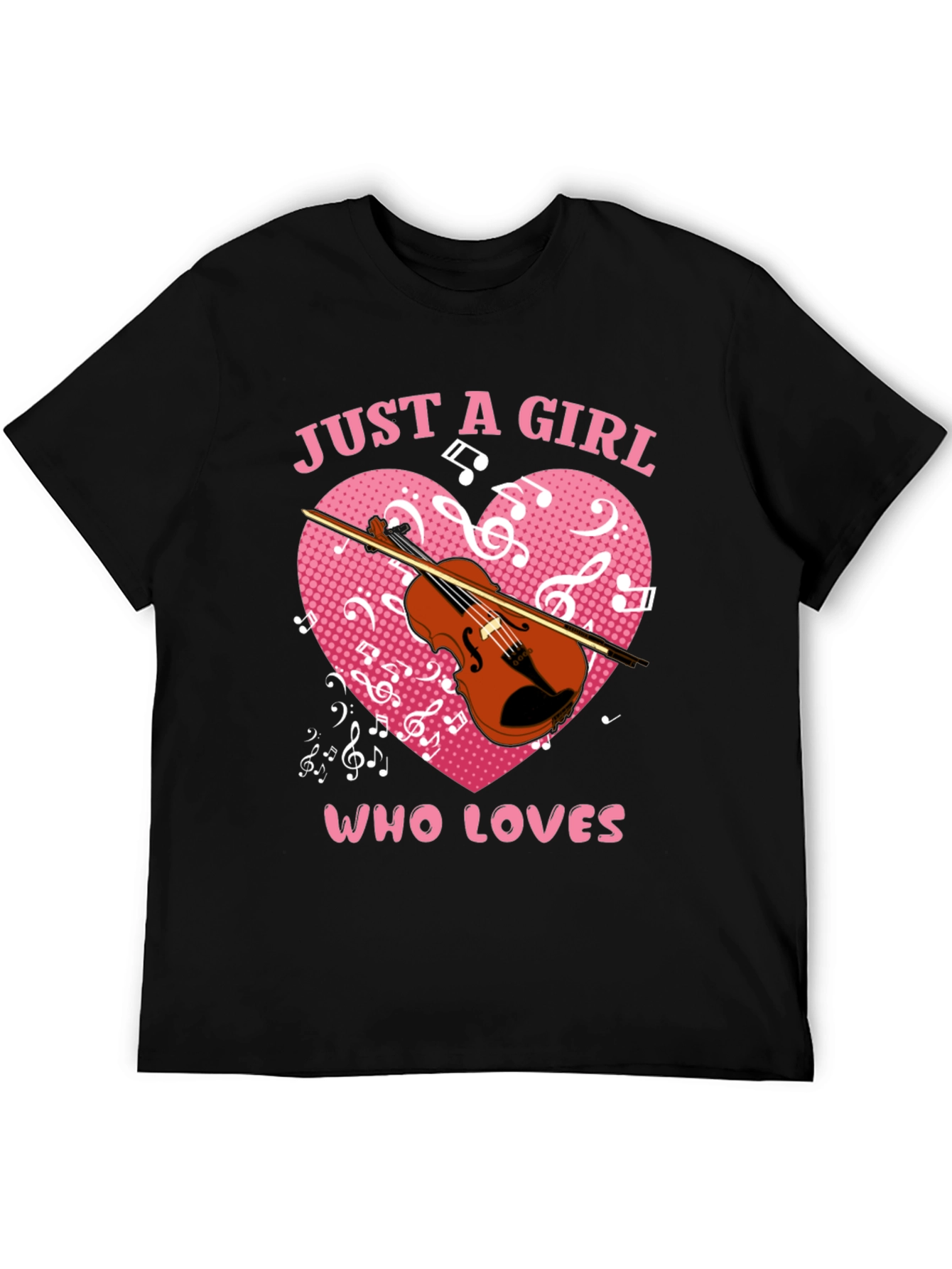 Just a Girl Who Loves Violin T-Shirt