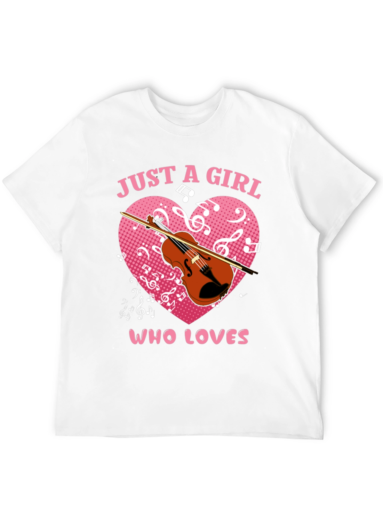 Just a Girl Who Loves Violin T-Shirt