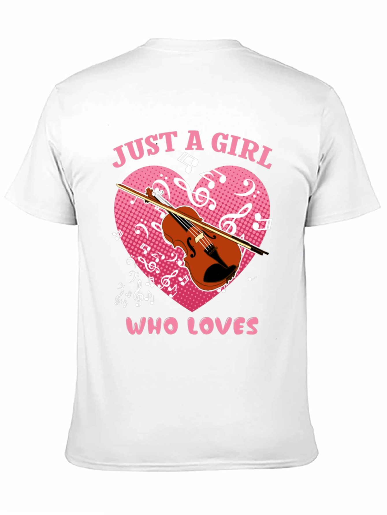 Just a Girl Who Loves Violin T-Shirt