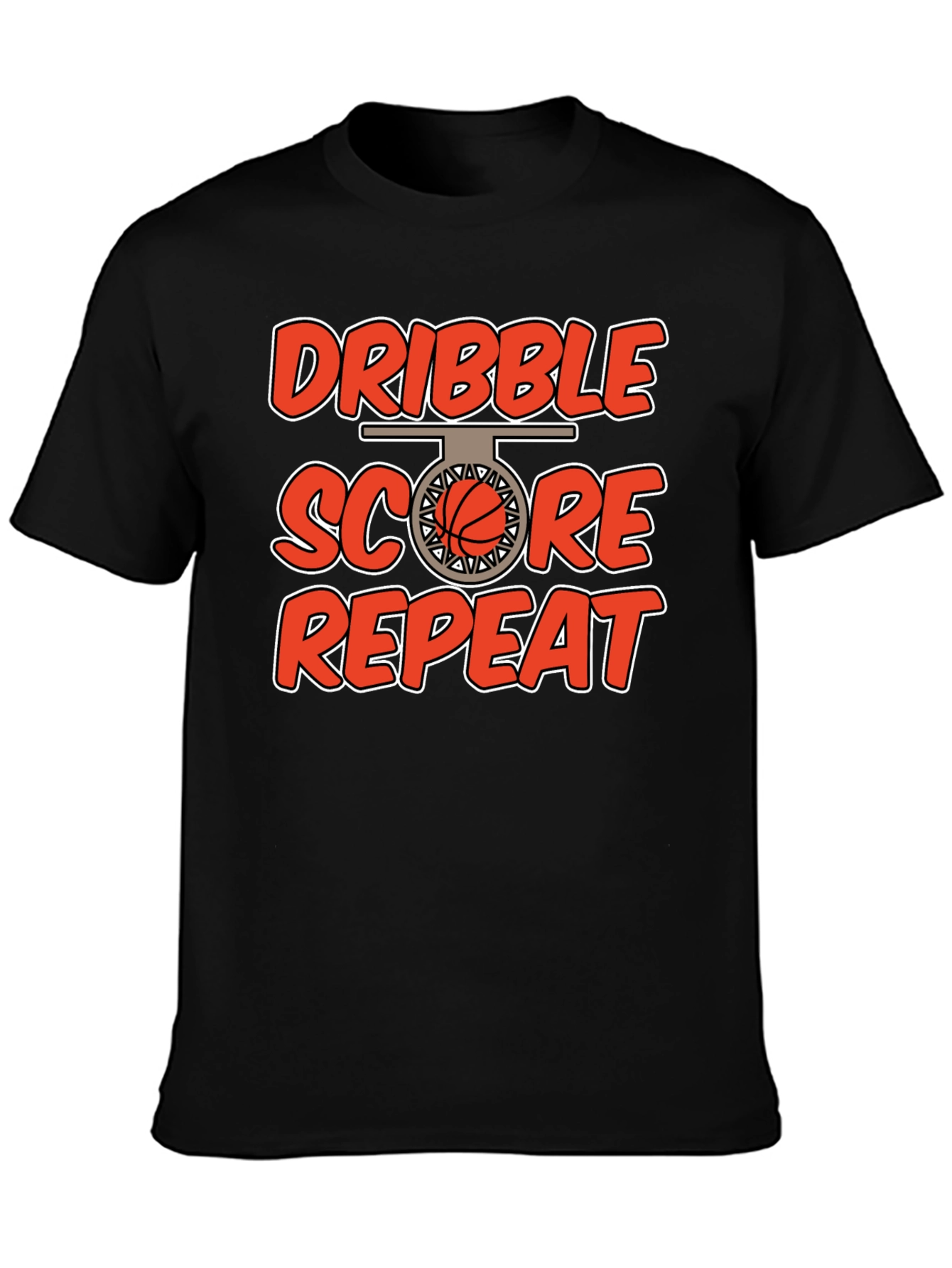 Dribble Score Repeat Graphic Tee