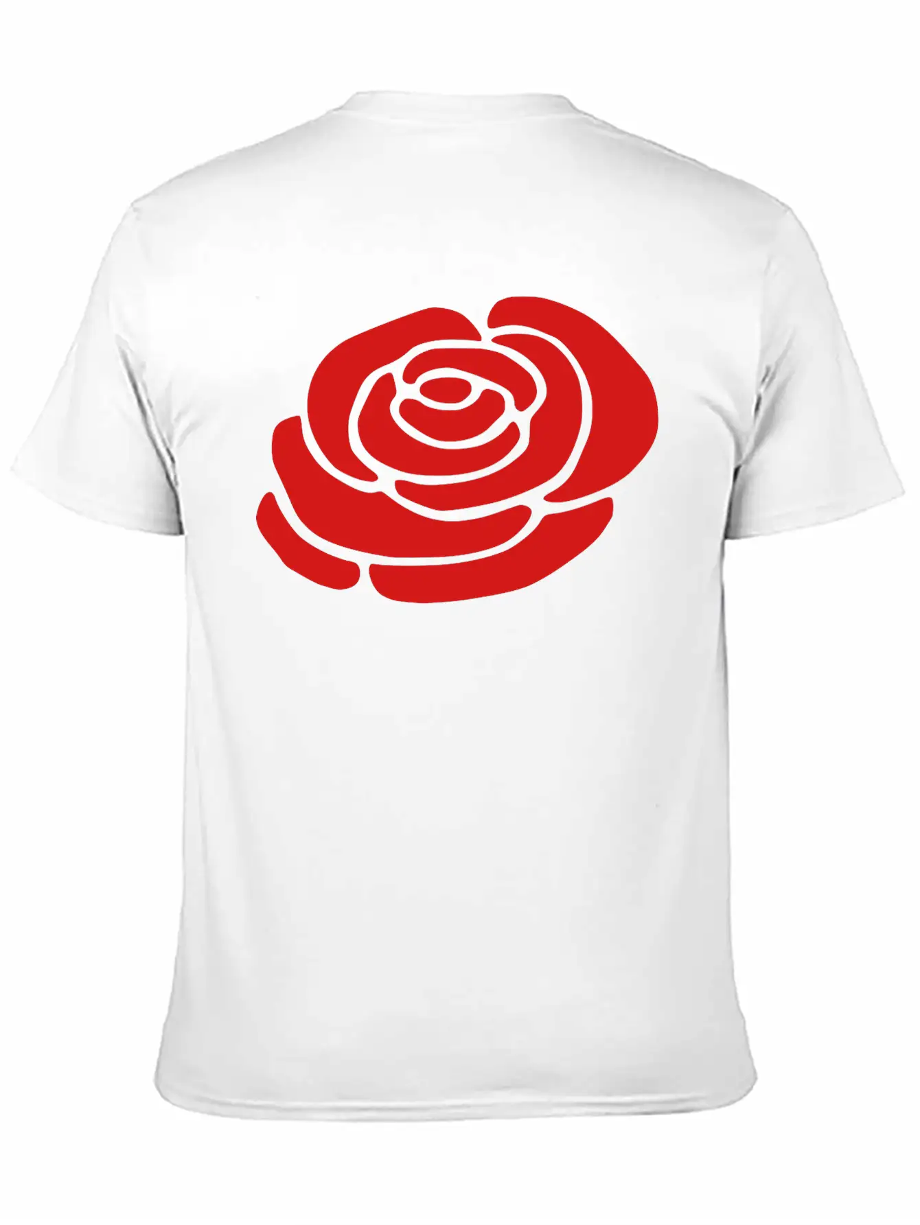 Ireland Rose Silhouette (vector) Unisex Casual T-Shirt – Clean Design For Daily Comfort