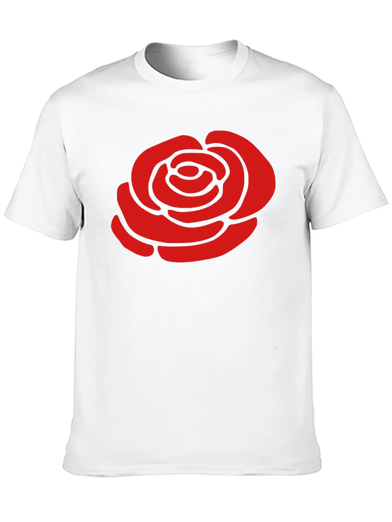Ireland Rose Silhouette (vector) Unisex Casual T-Shirt – Clean Design For Daily Comfort