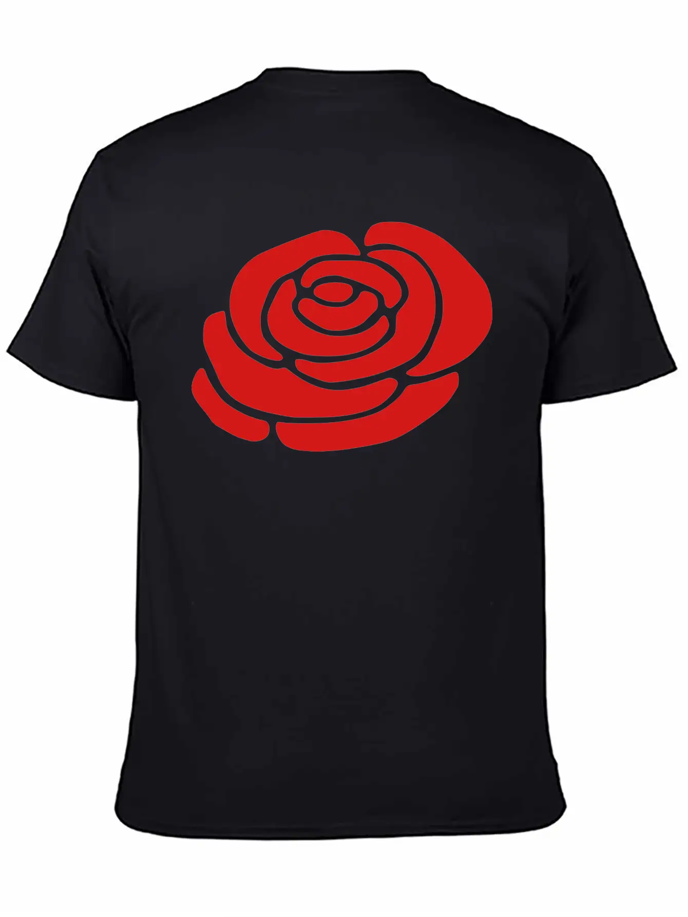 Ireland Rose Silhouette (vector) Unisex Casual T-Shirt – Clean Design For Daily Comfort