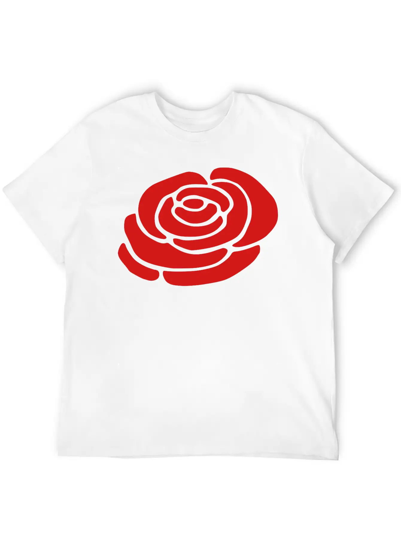 Ireland Rose Silhouette (vector) Unisex Casual T-Shirt – Clean Design For Daily Comfort