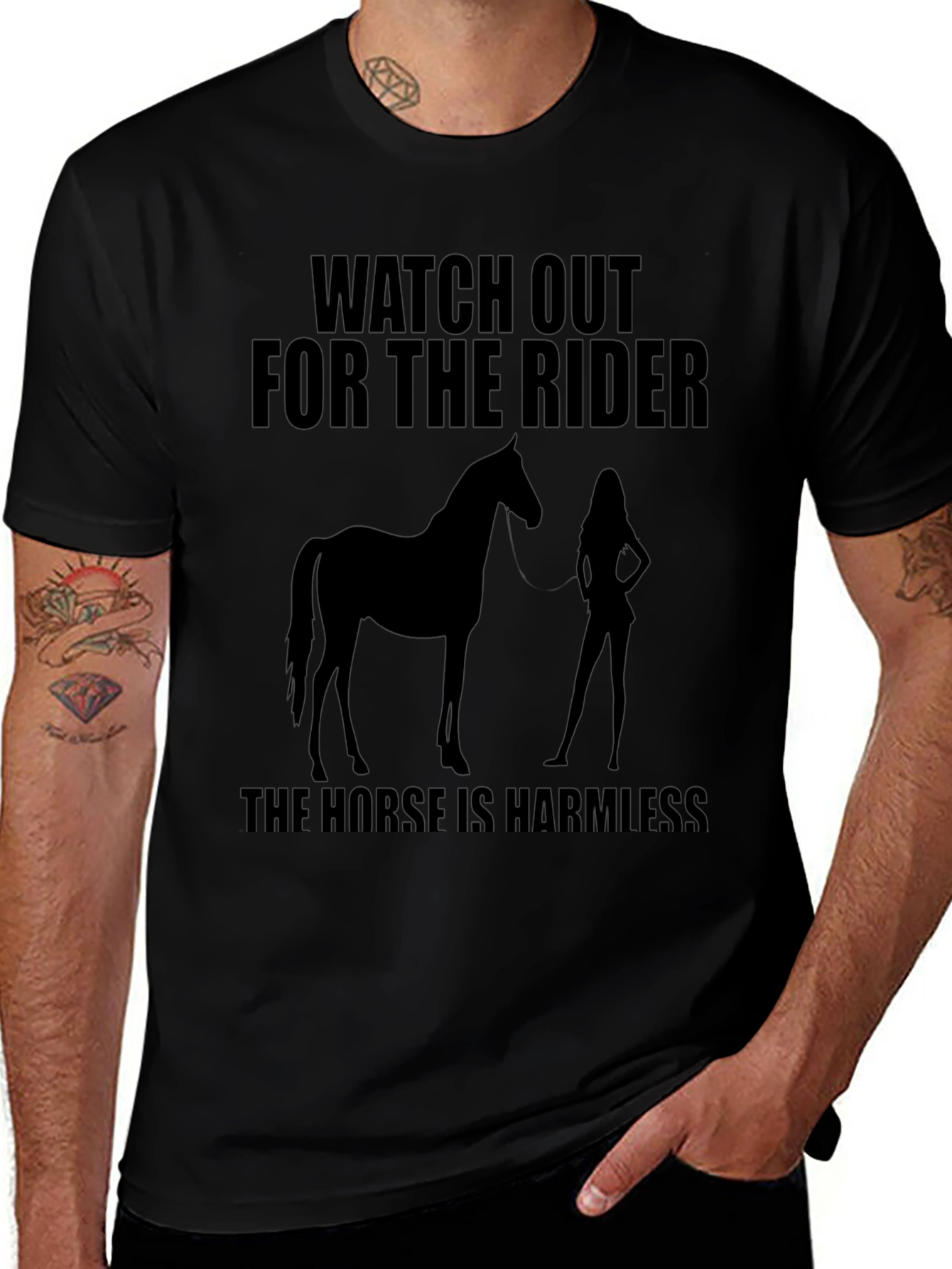 Watch Out For The Rider Graphic T-Shirt