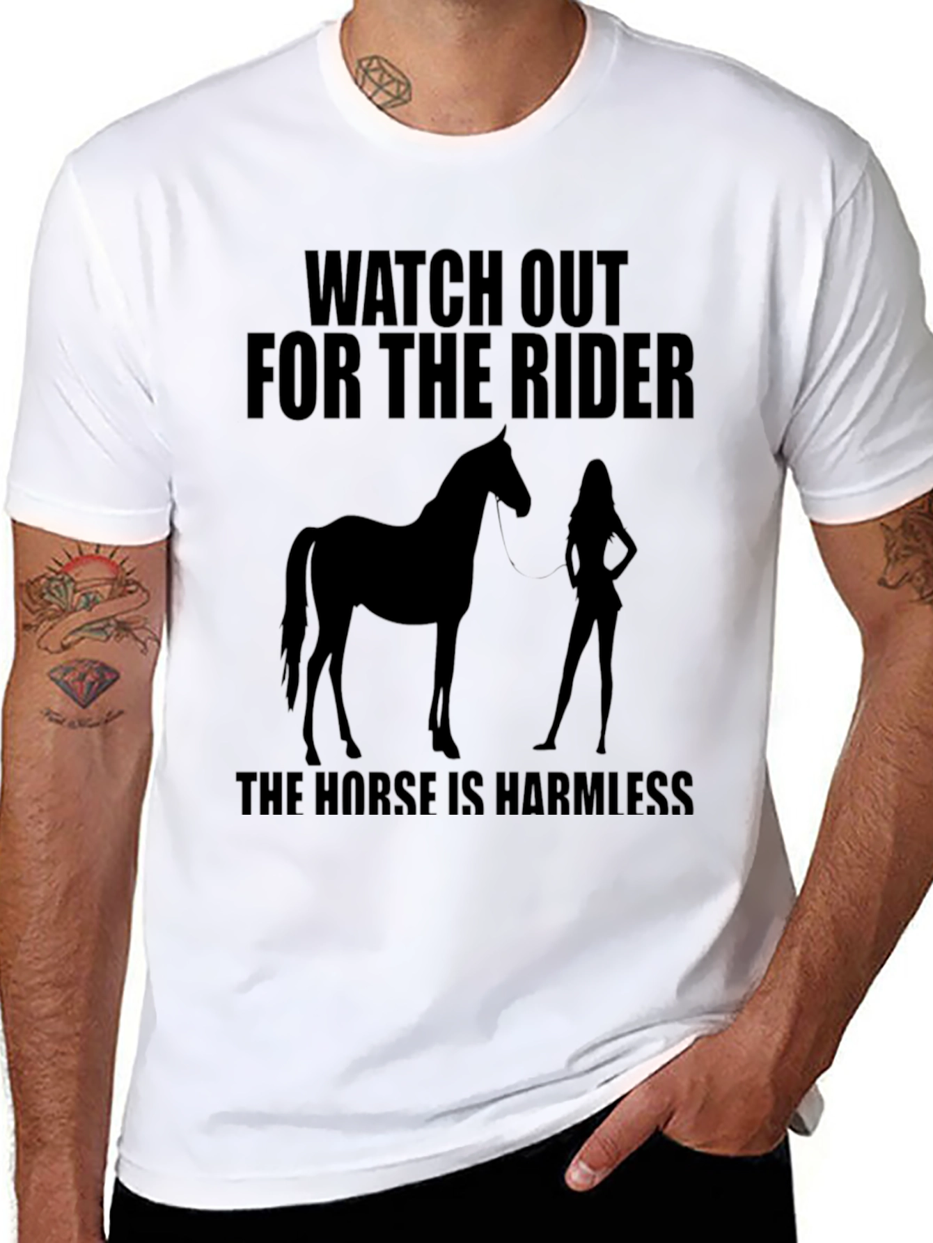 Watch Out For The Rider Graphic T-Shirt