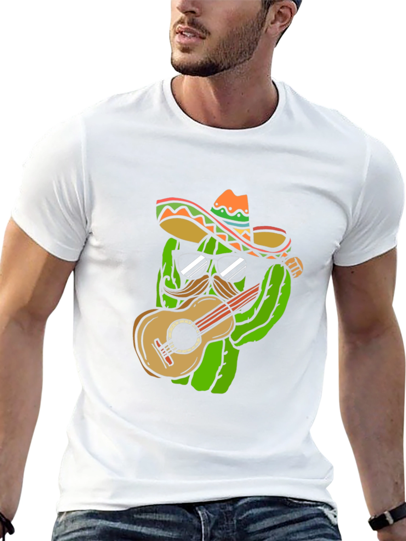 Cactus Guitar Player T-Shirt