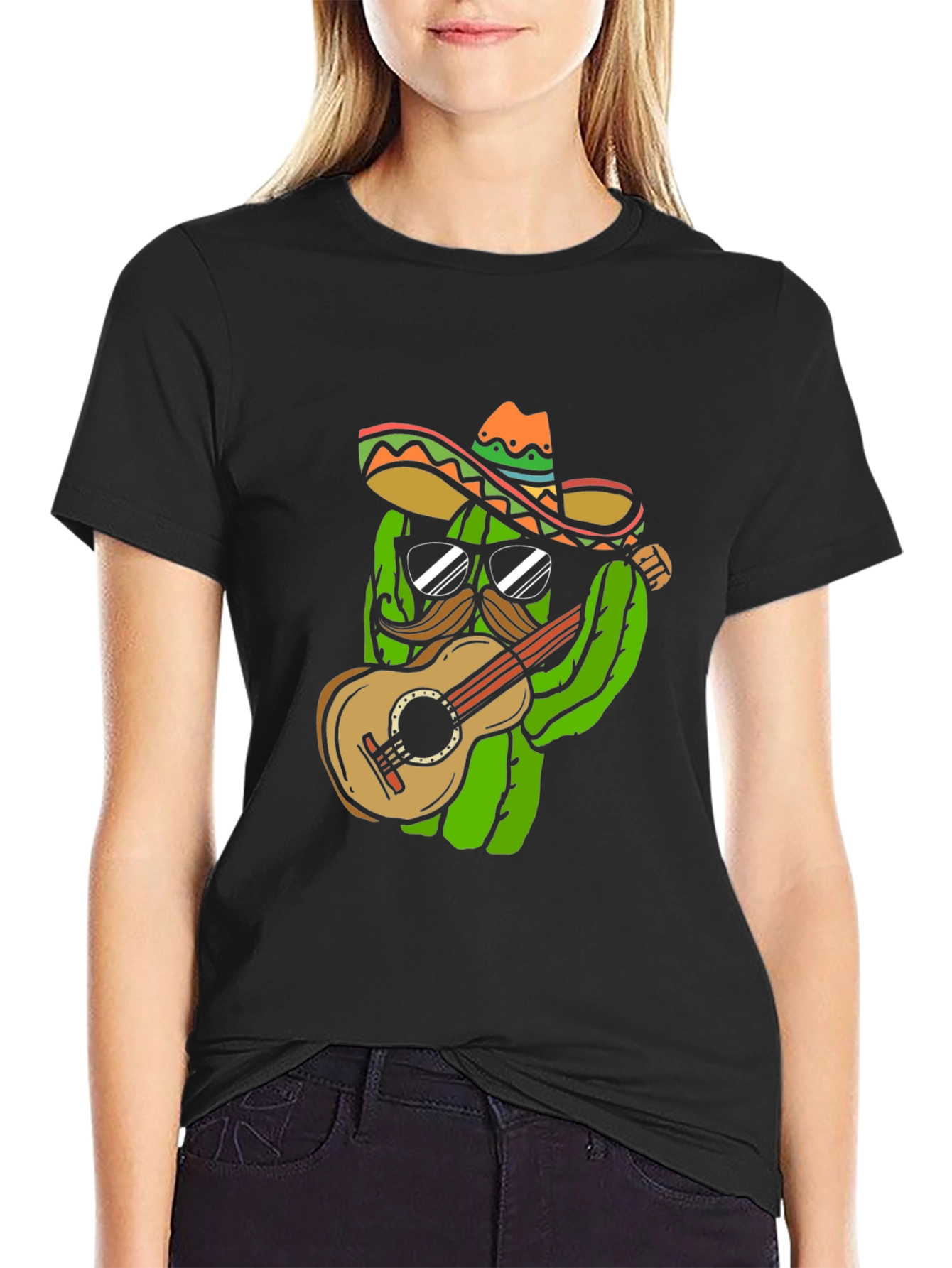 Cactus Guitar Player T-Shirt