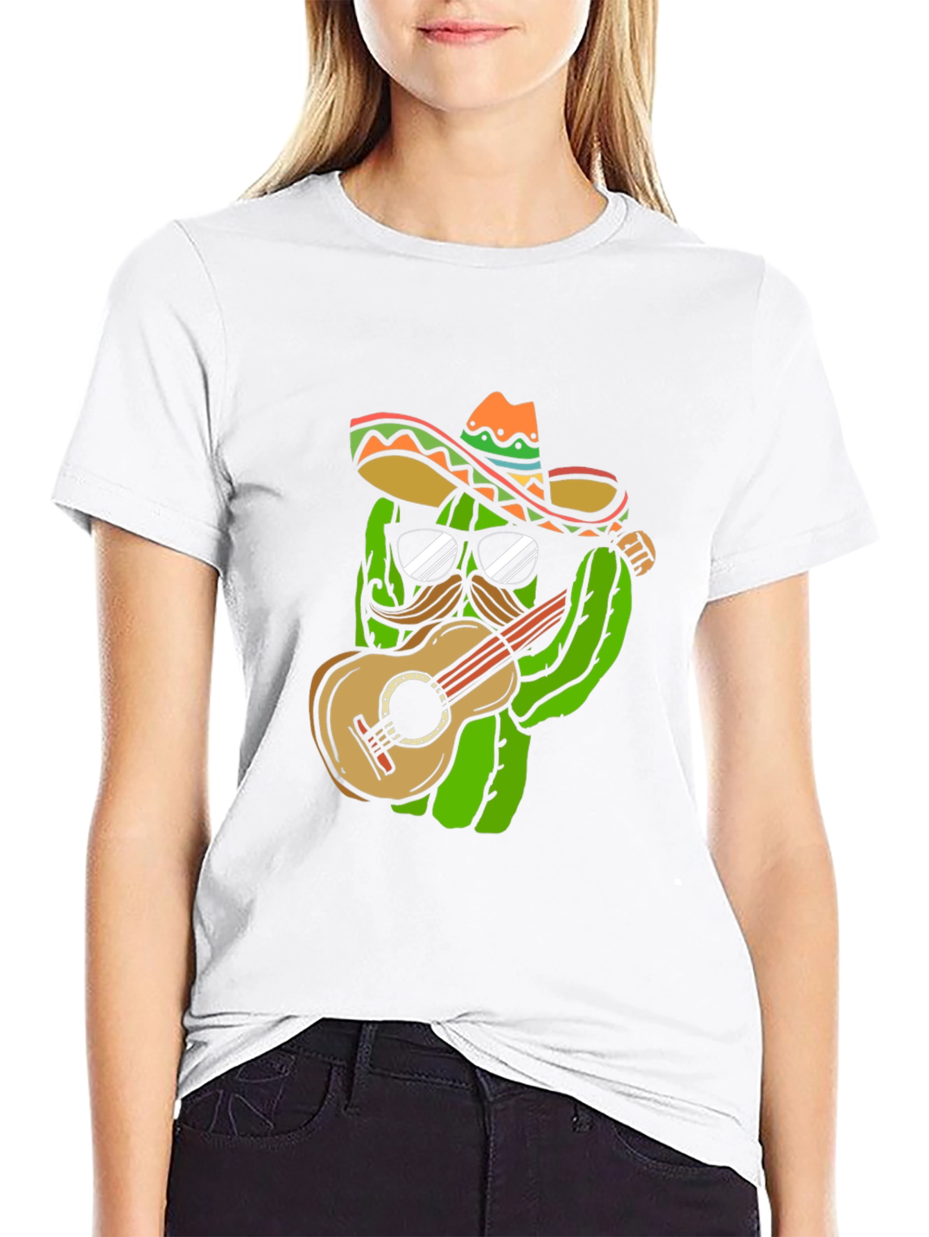 Cactus Guitar Player T-Shirt