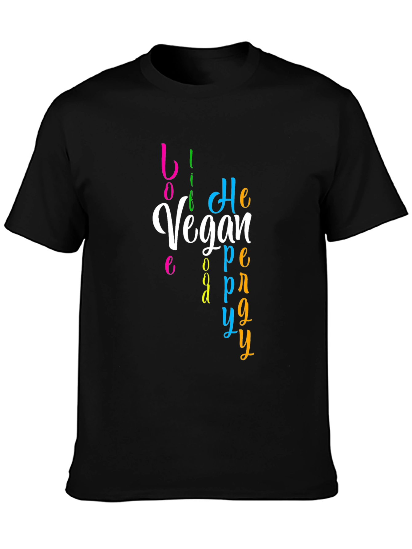 Vegan Lifestyle Black T-Shirt