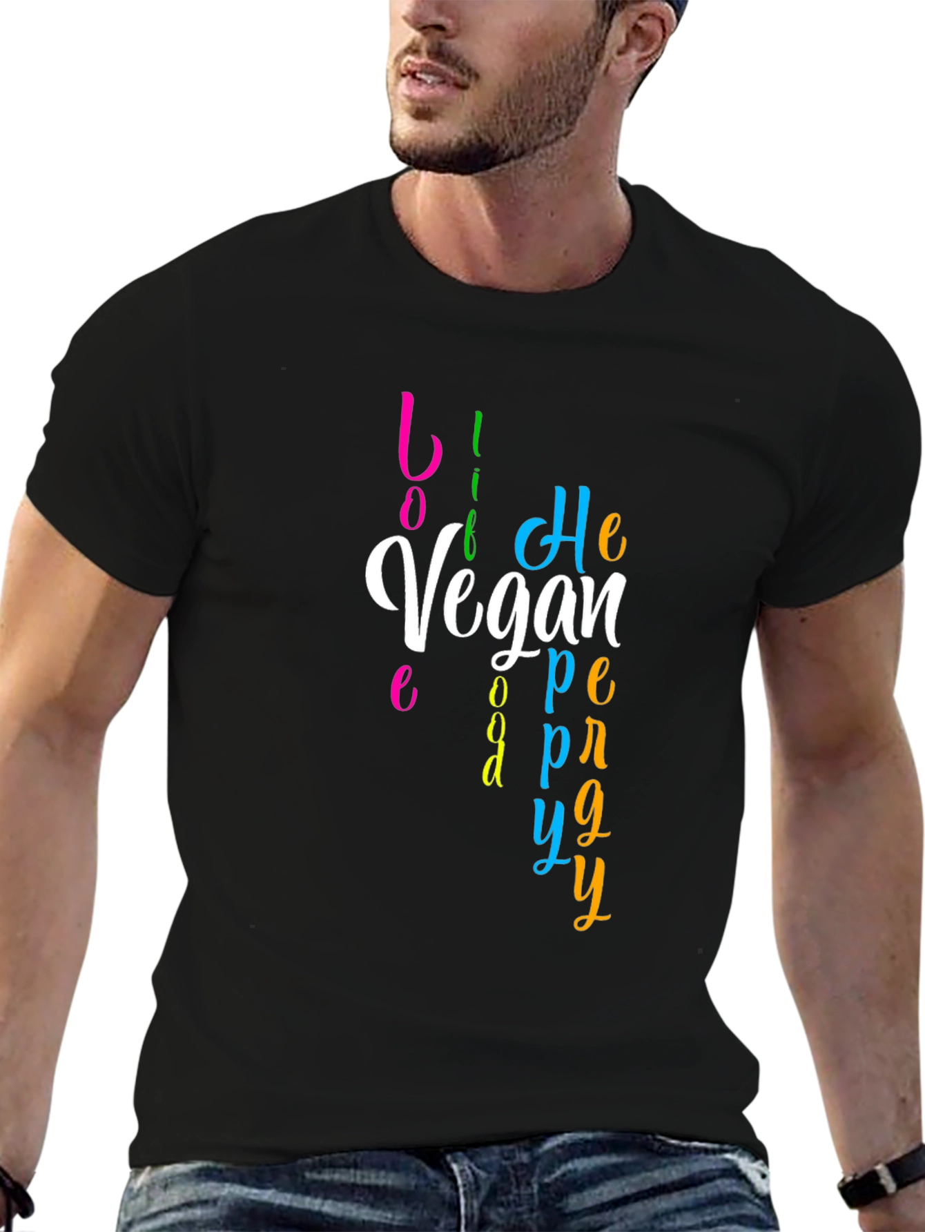 Vegan Lifestyle Black T-Shirt