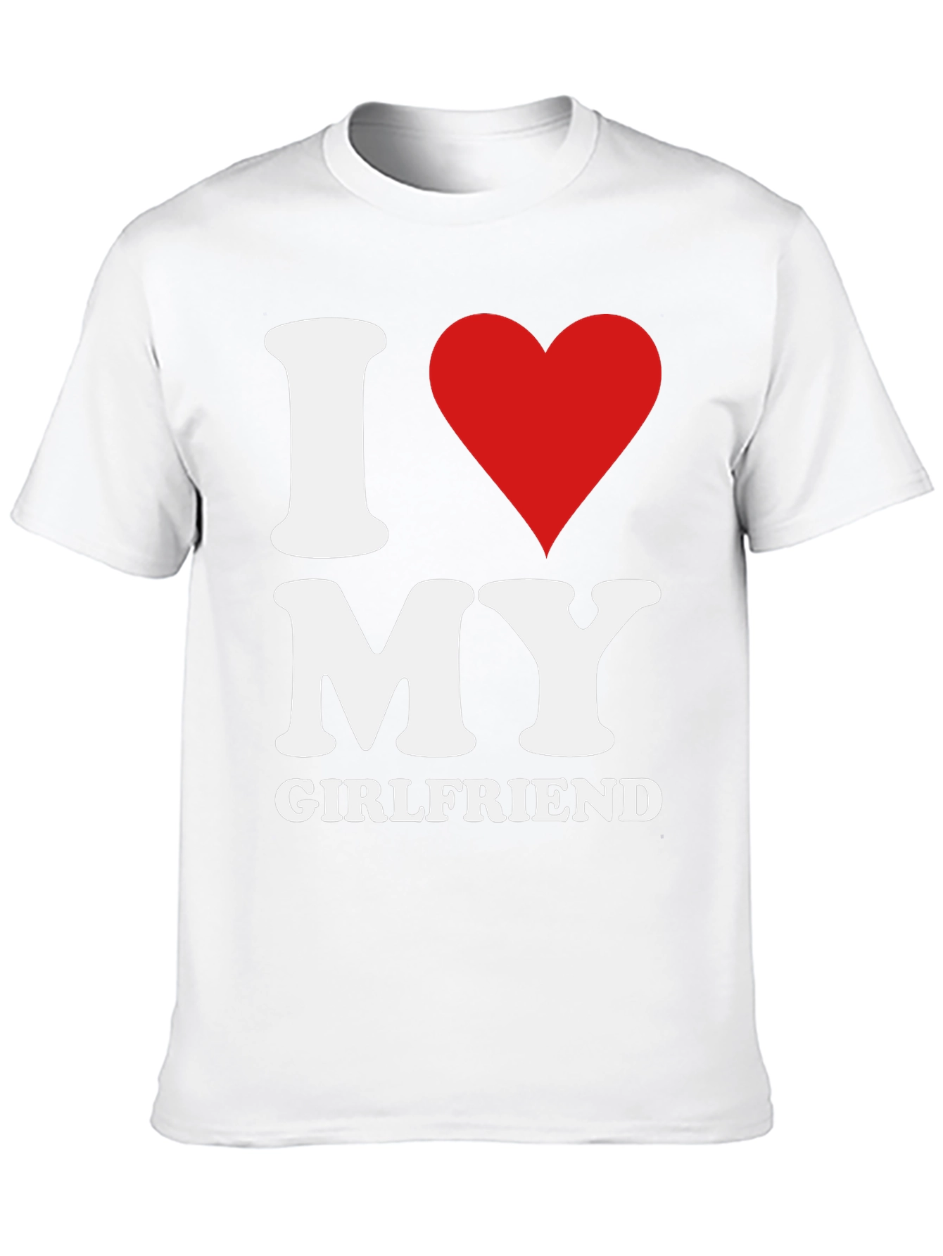 I Heart My Girlfriend T-Shirt - Black