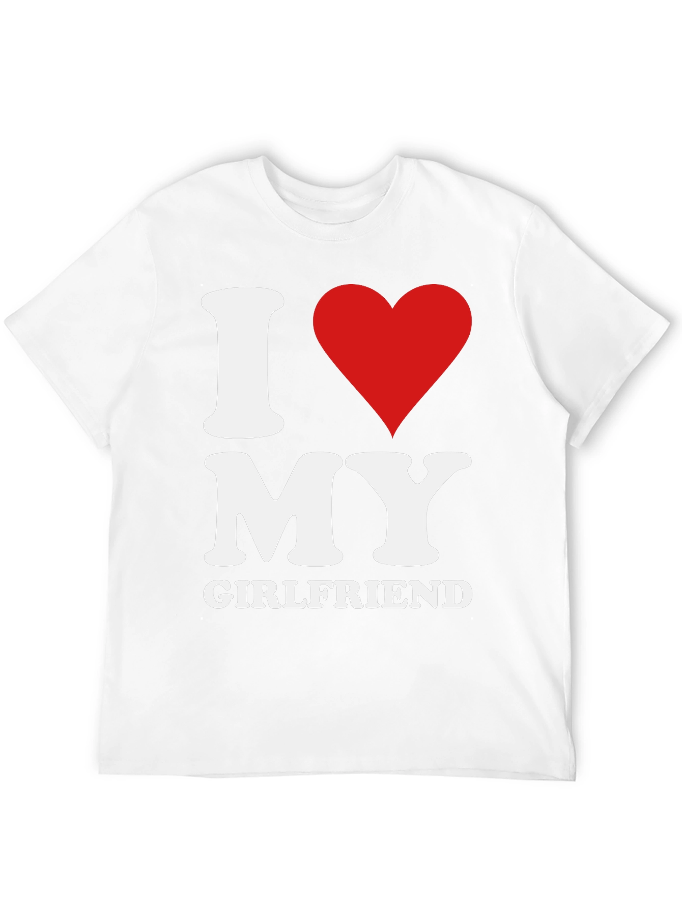 I Heart My Girlfriend T-Shirt - Black