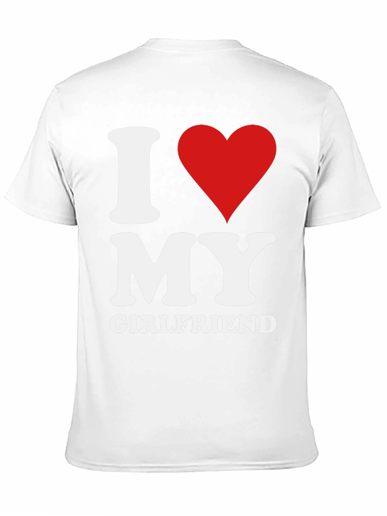 I Heart My Girlfriend T-Shirt - Black