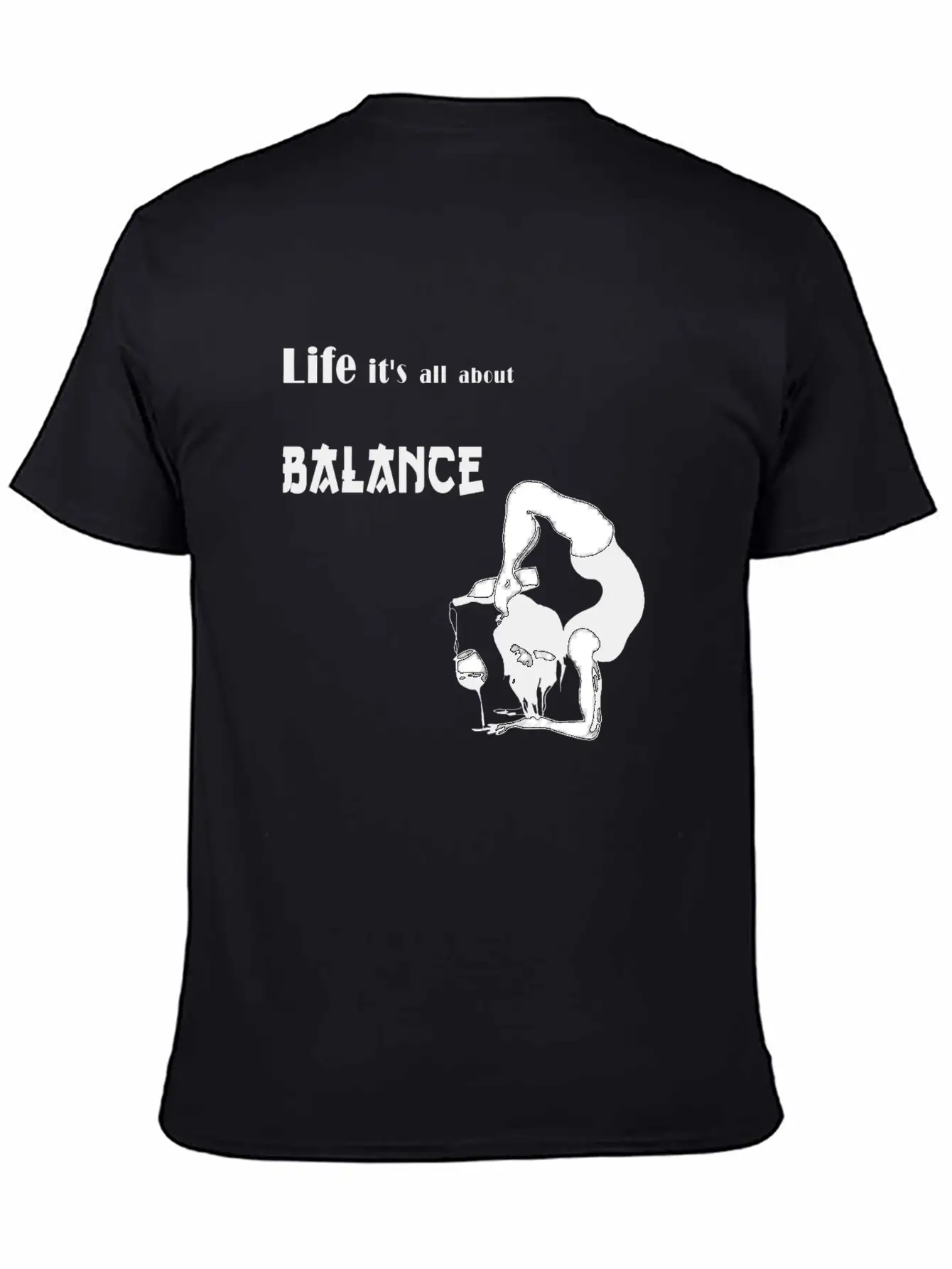 It's All About Balance Unisex Casual T-Shirt – Clean Design For Daily Comfort