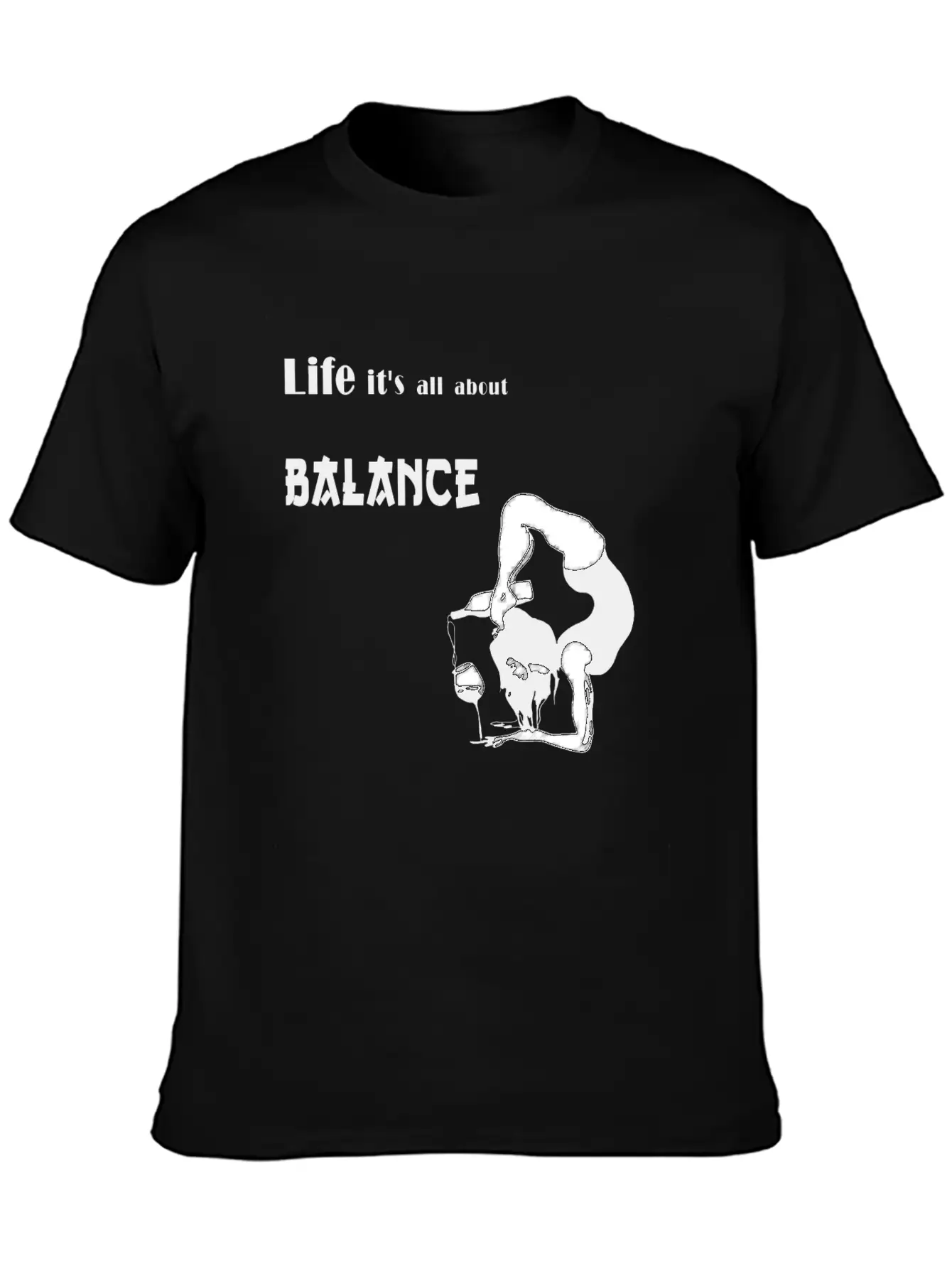 It's All About Balance Unisex Casual T-Shirt – Clean Design For Daily Comfort