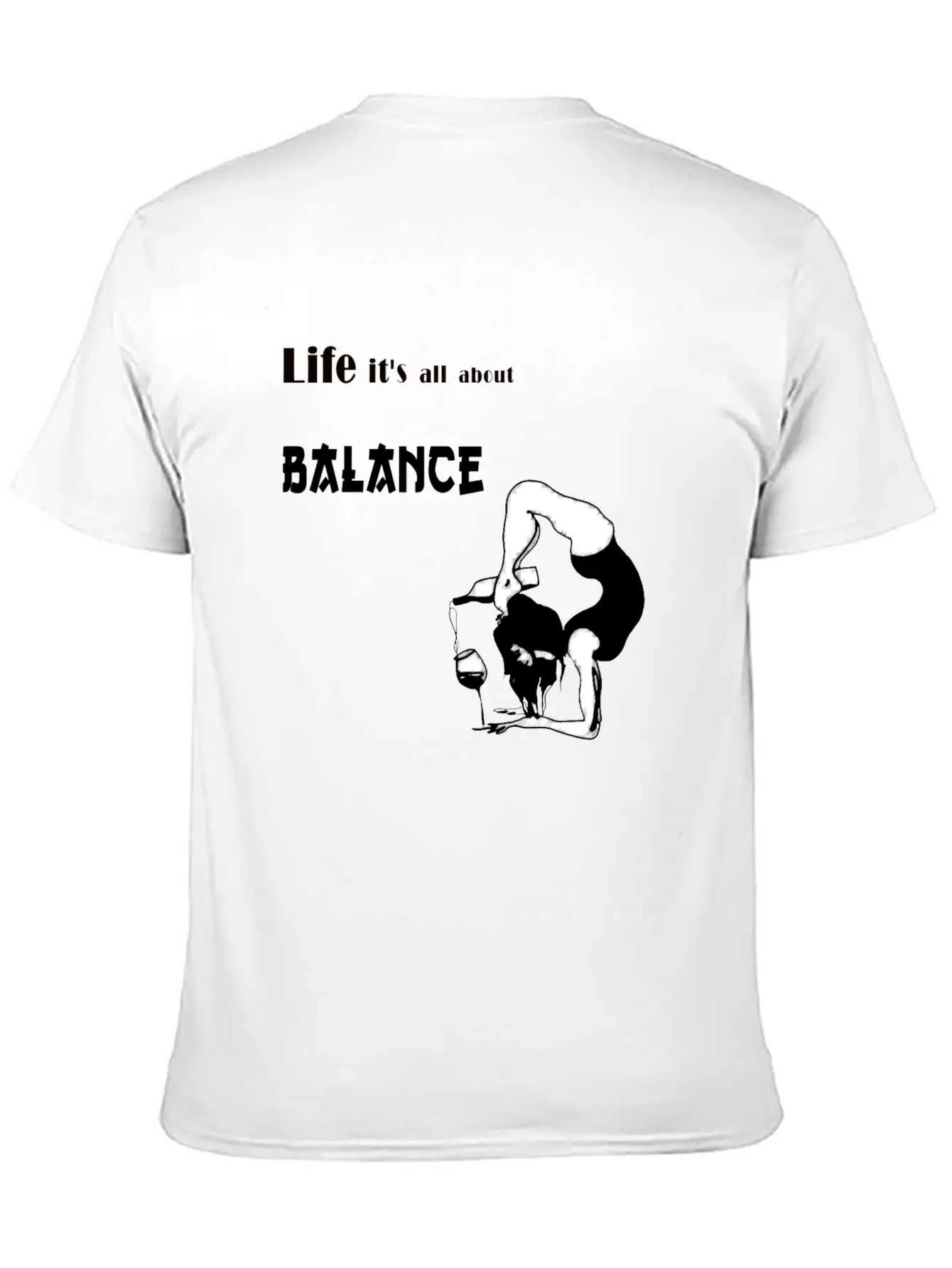 It's All About Balance Unisex Casual T-Shirt – Clean Design For Daily Comfort