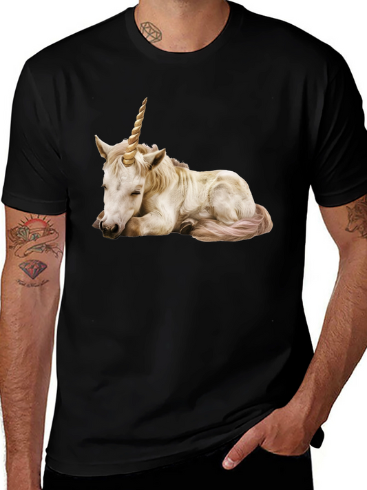 Unicorn Nap T-Shirt - Fantasy Creature Graphic Tee