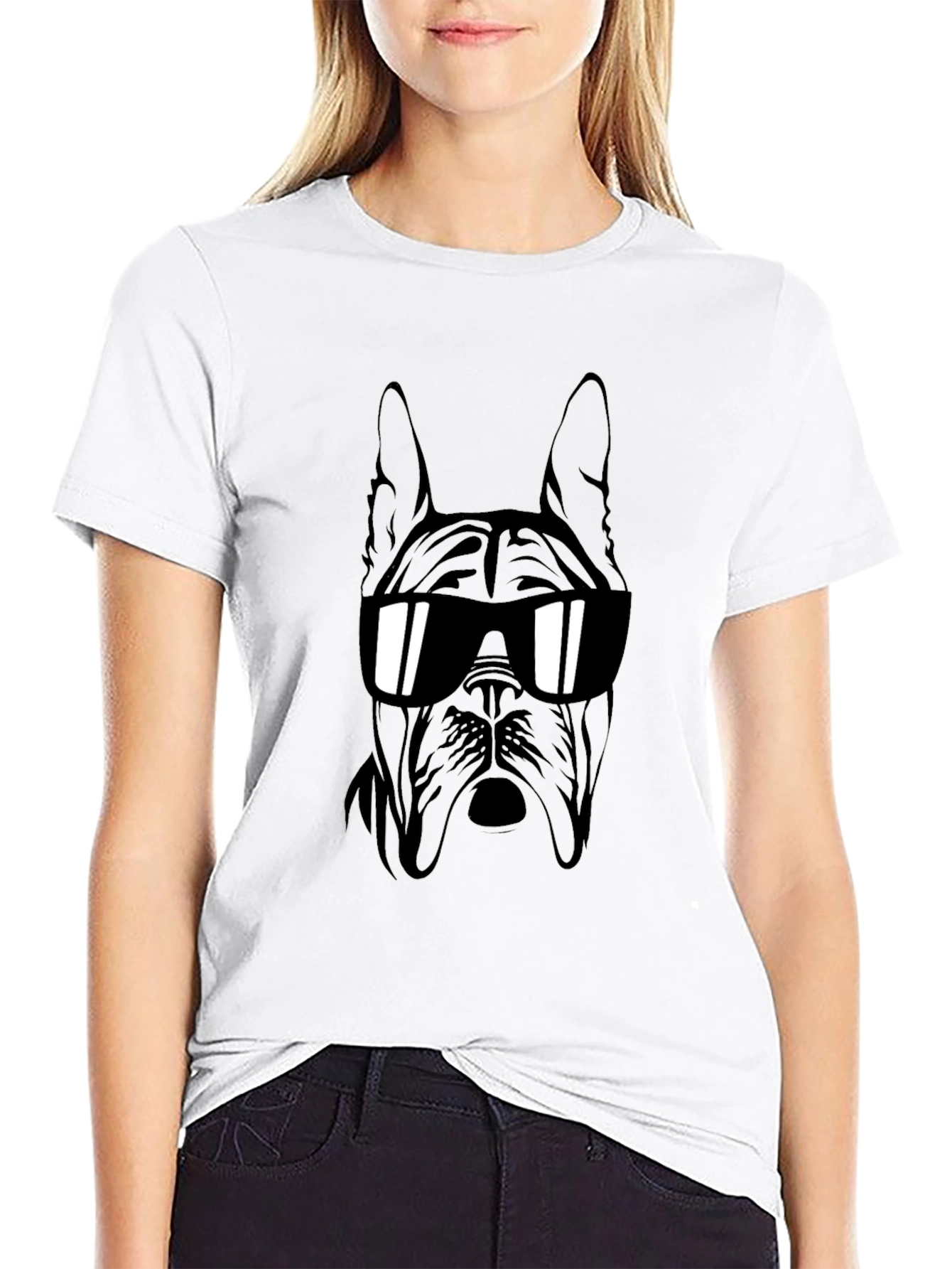 Cool Dog T-Shirt - Black Graphic Tee