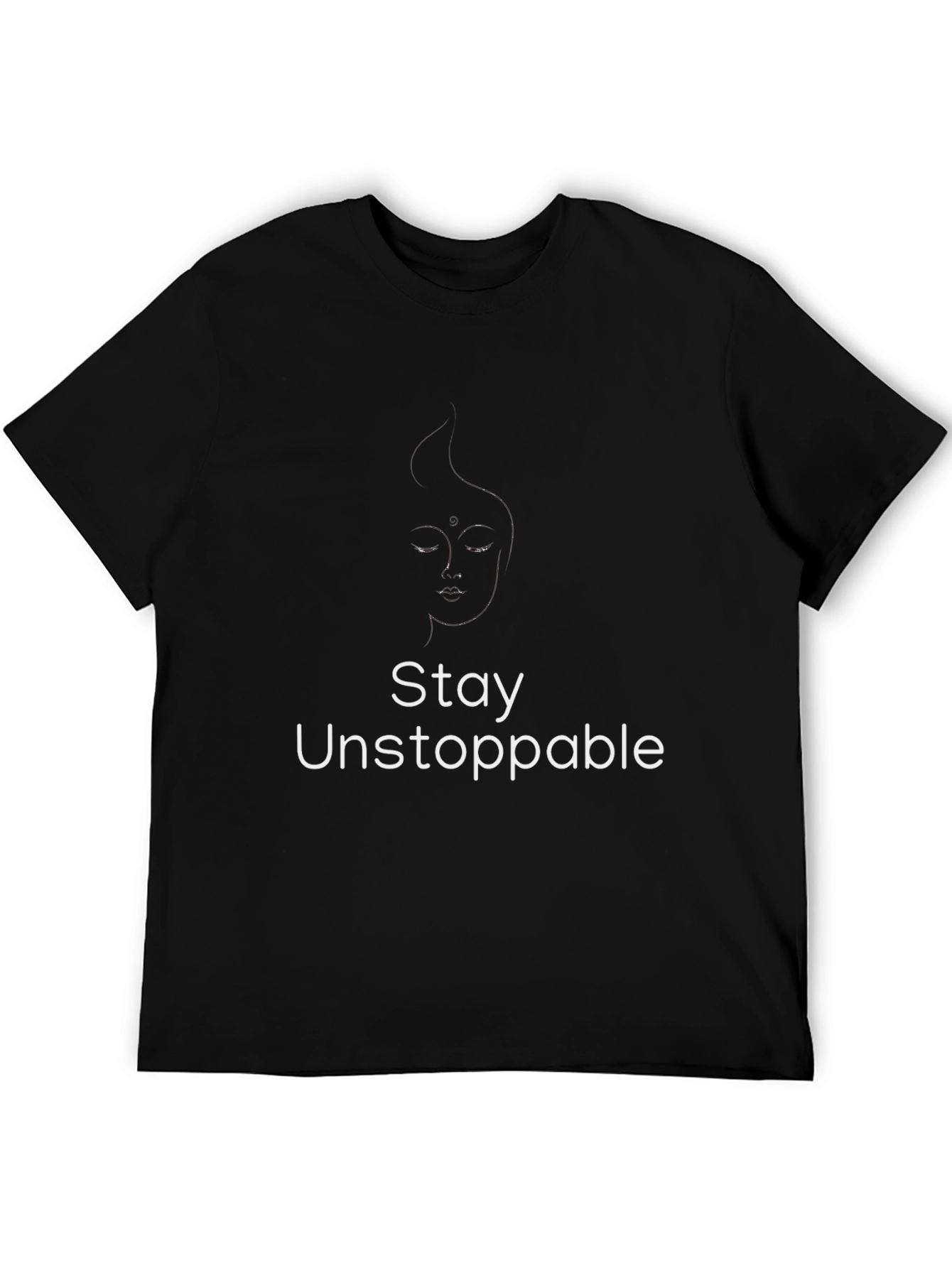Stay Unstoppable Black Graphic Tee