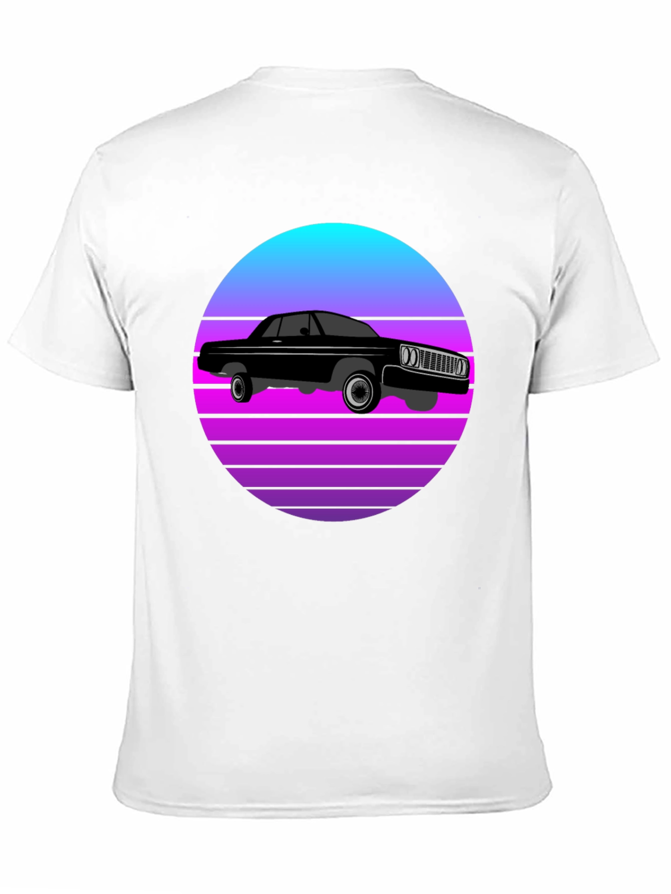 Retro Car T-Shirt - Sunset Graphic Tee