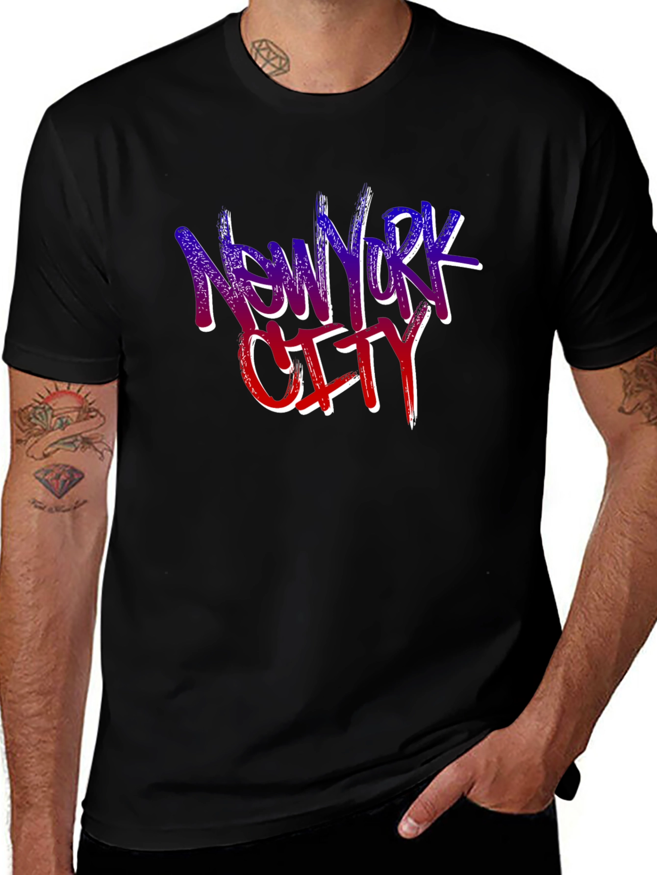 New York City Graffiti Graphic T-Shirt