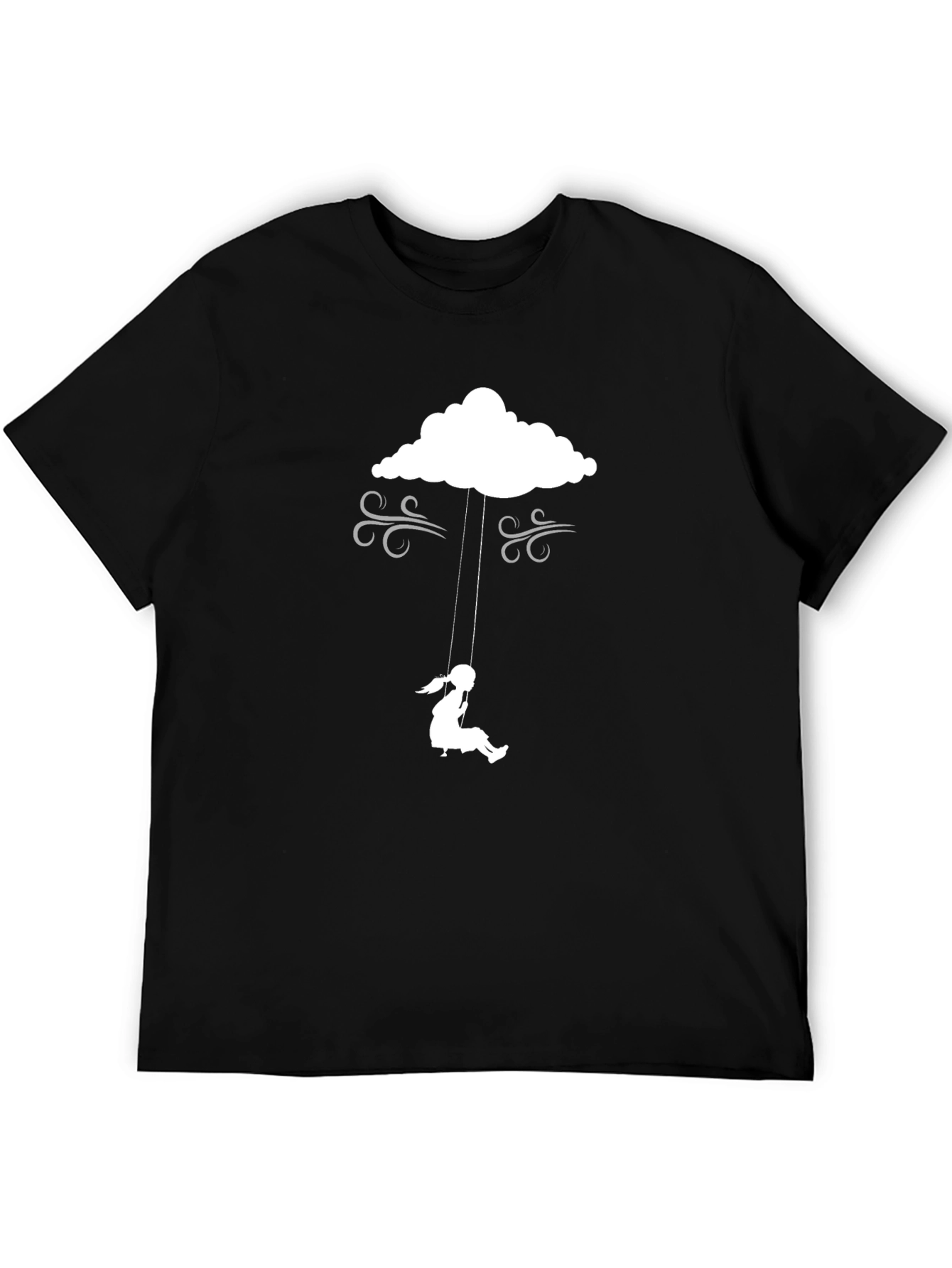 Cloud Swing T-Shirt - Whimsical Graphic Tee