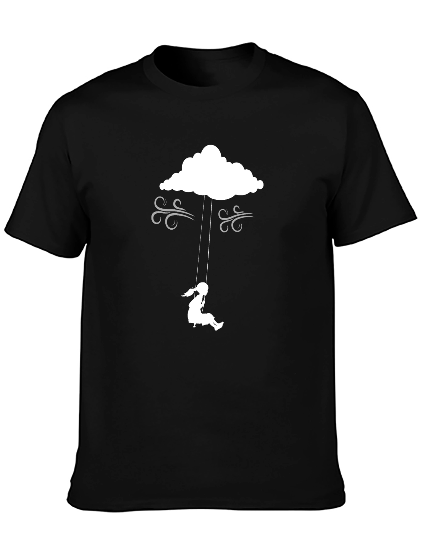 Cloud Swing T-Shirt - Whimsical Graphic Tee