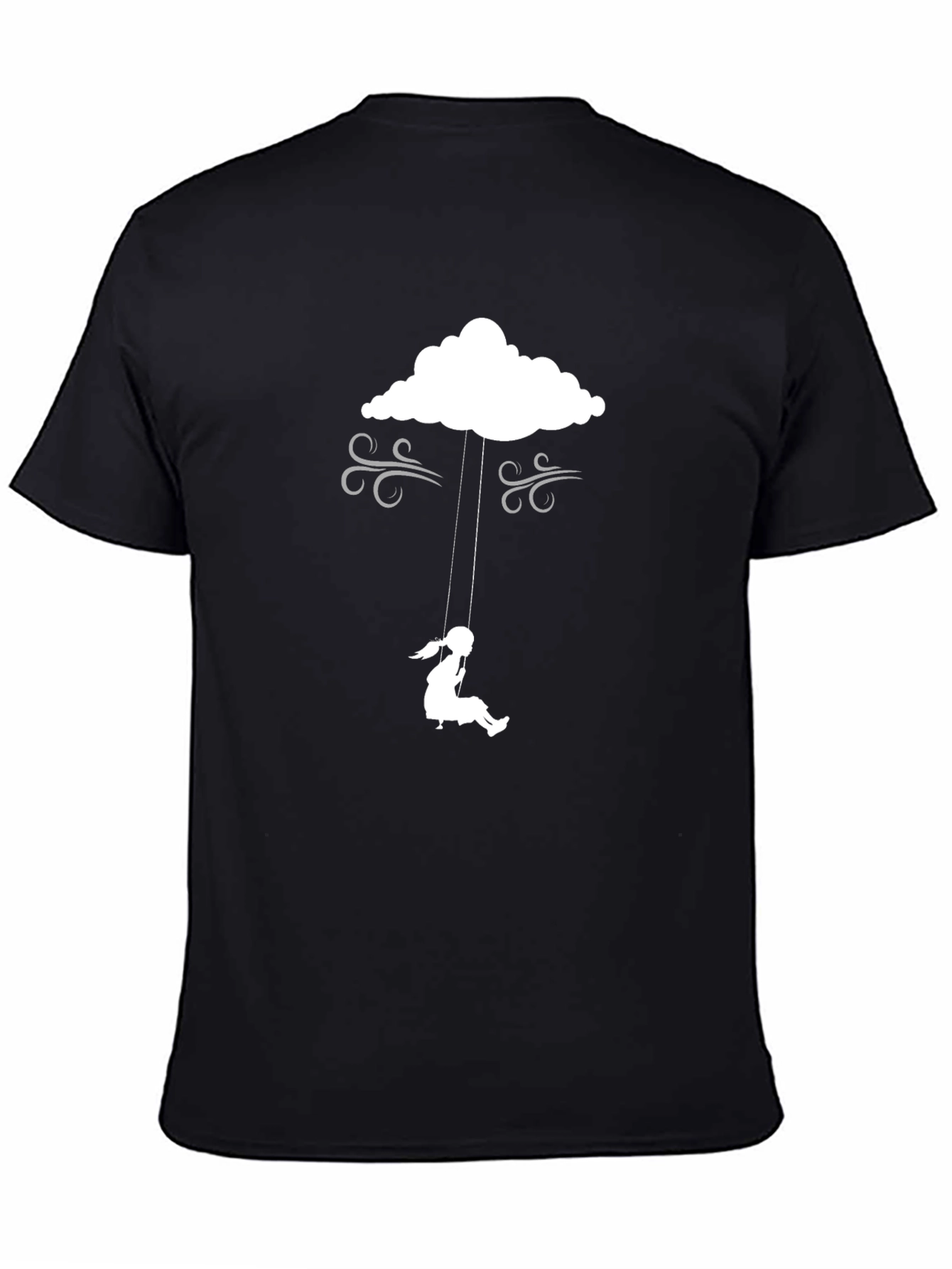 Cloud Swing T-Shirt - Whimsical Graphic Tee