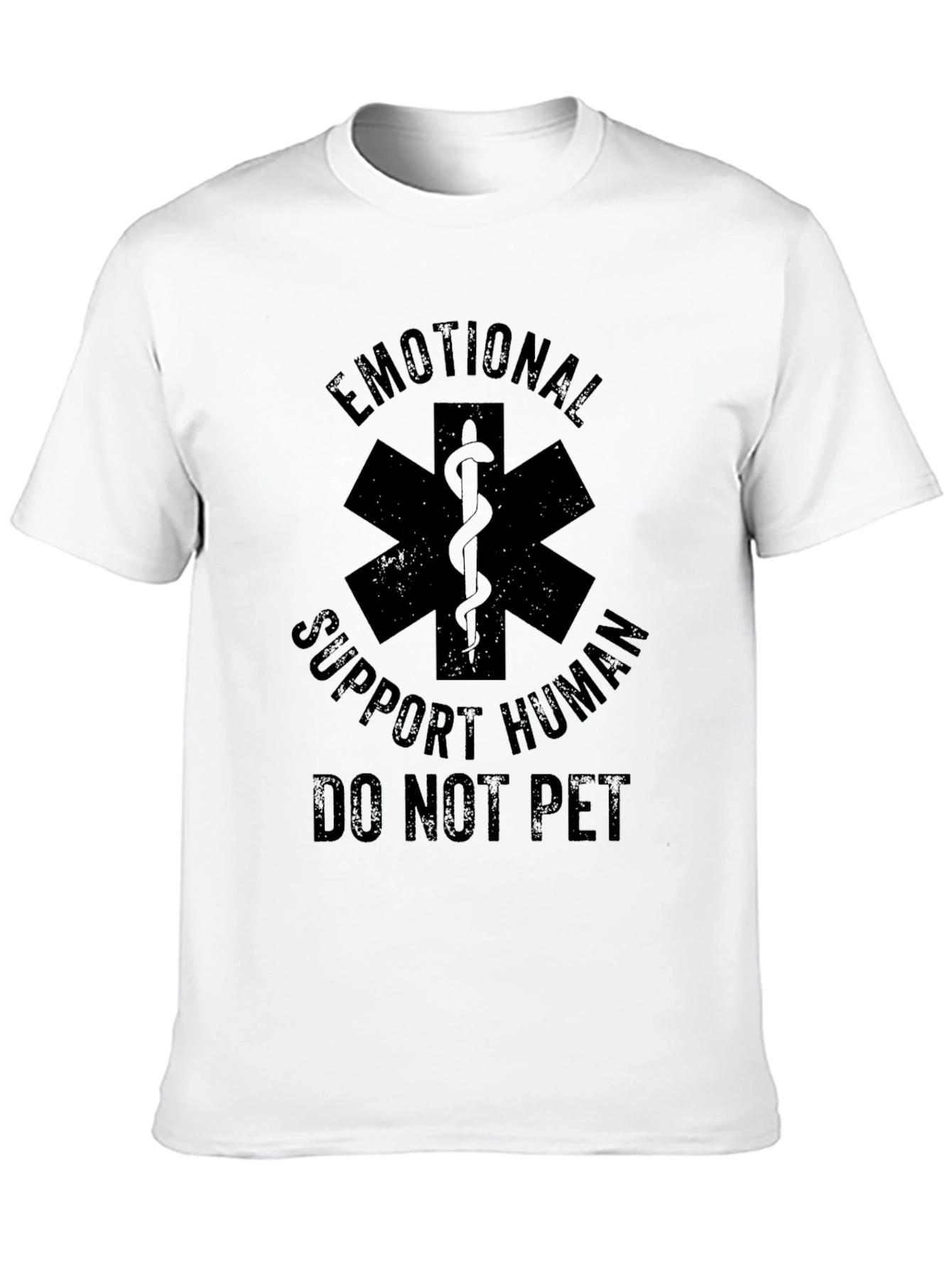 Emotional Support Human - Funny T-Shirt