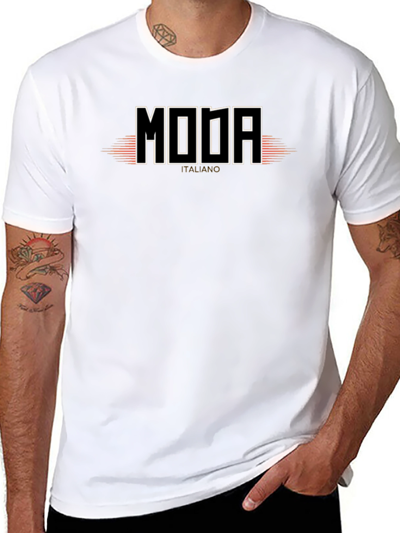 Moda Italiano Graphic T-Shirt - Stylish & Comfortable