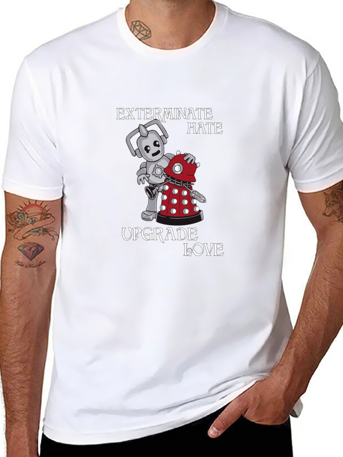 Exterminate Hate Upgrade Love T-Shirt