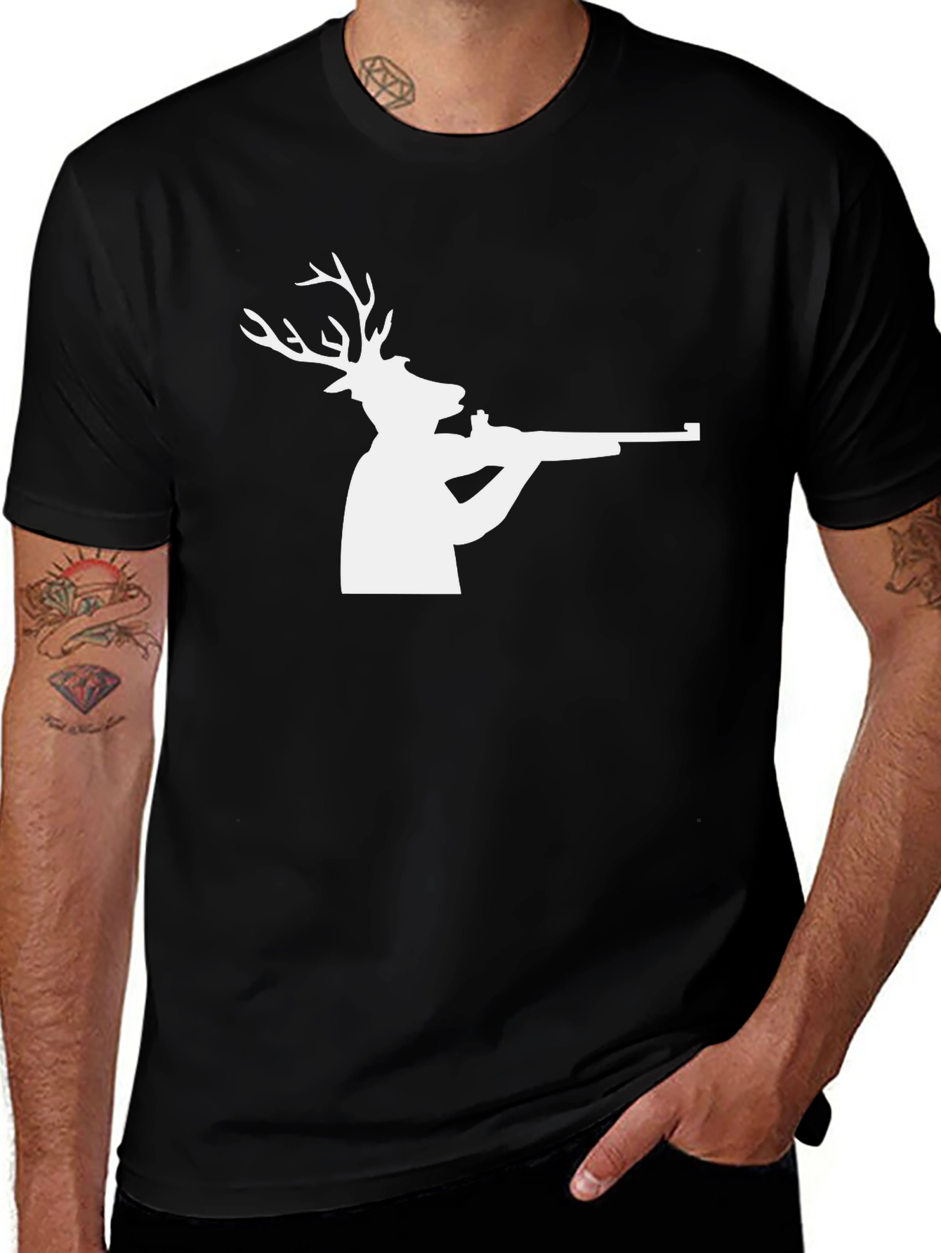 Deer Hunter T-Shirt - Unique Graphic Tee