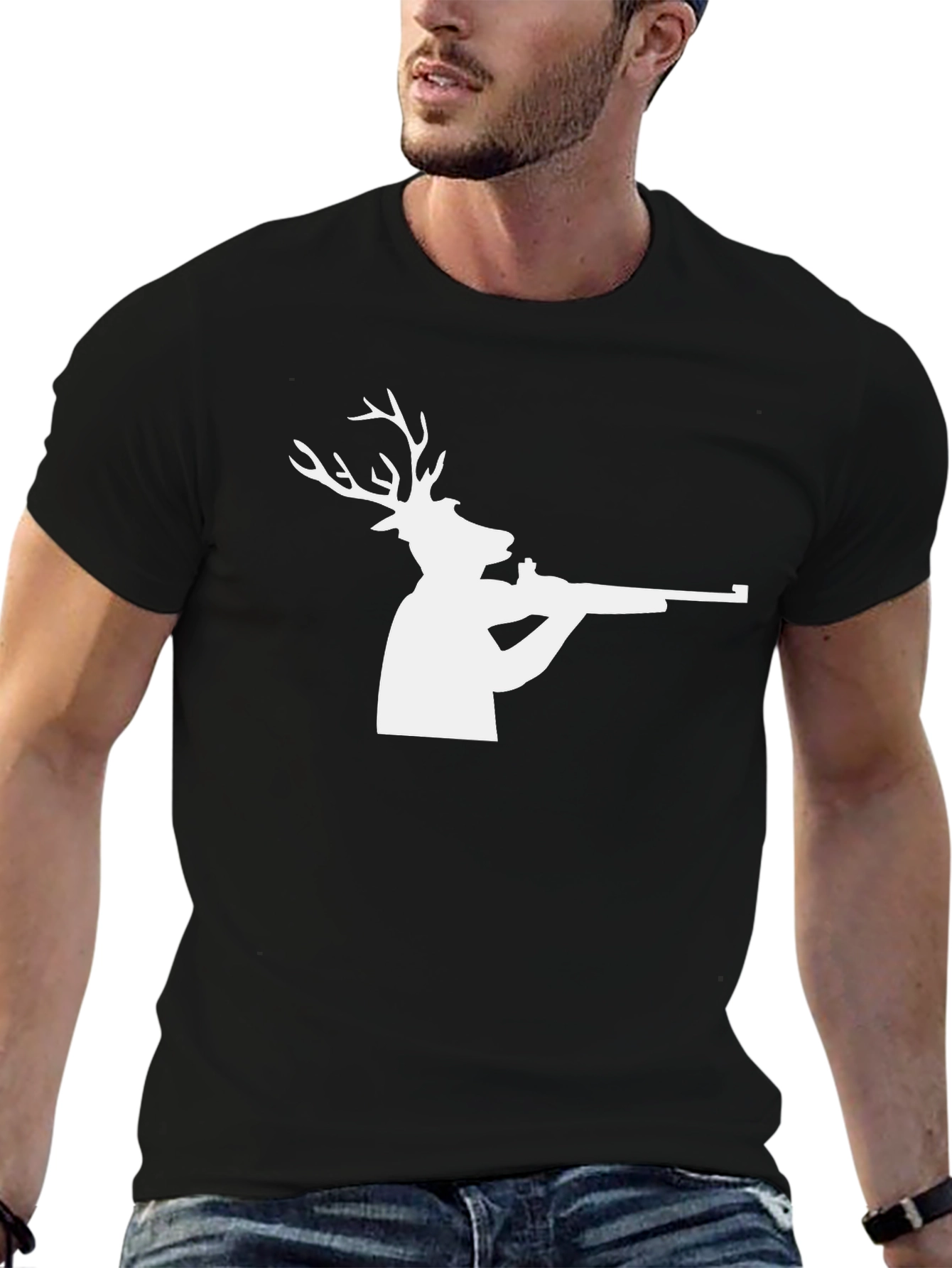 Deer Hunter T-Shirt - Unique Graphic Tee