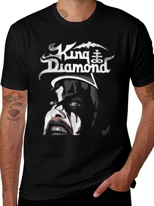 King Diamond Graphic T-Shirt - Heavy Metal Band Tee