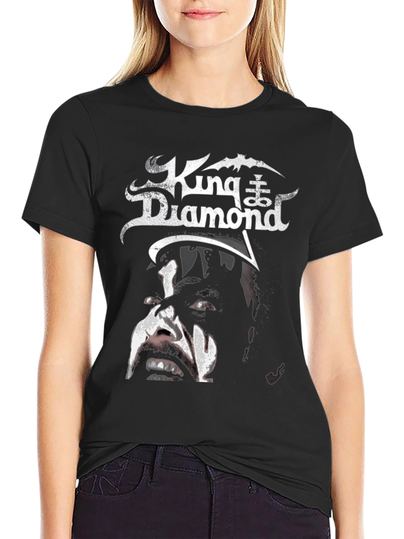 King Diamond Graphic T-Shirt - Heavy Metal Band Tee