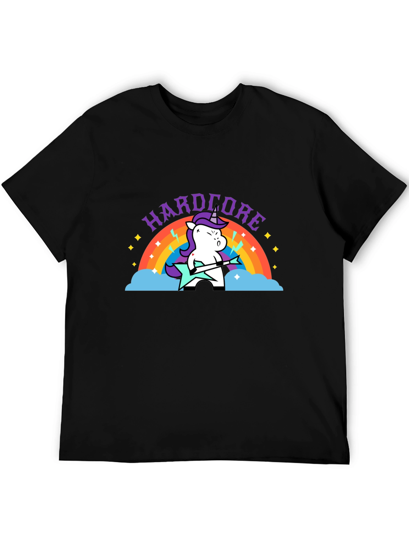 Hardcore Unicorn Rock T-Shirt