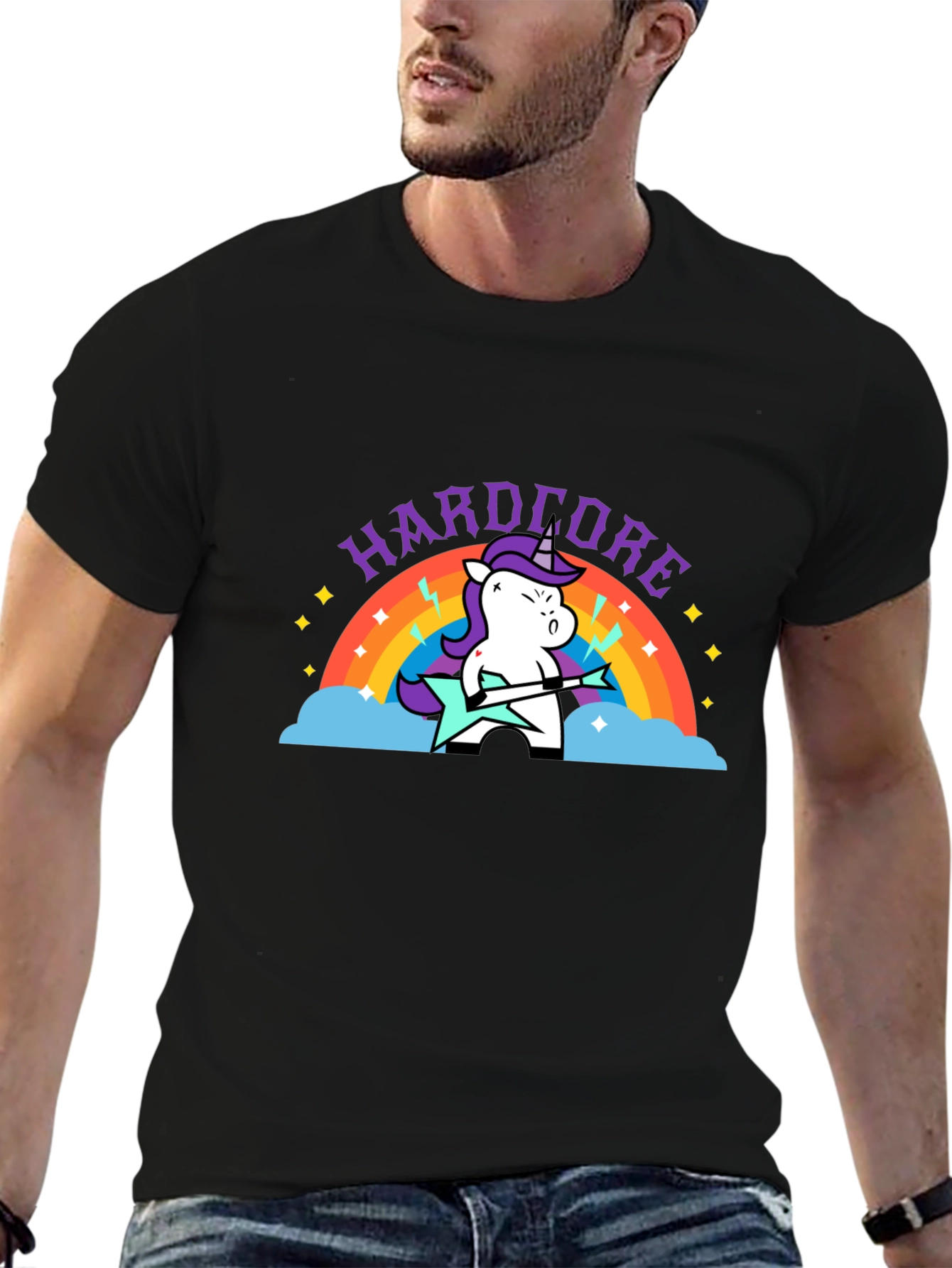 Hardcore Unicorn Rock T-Shirt