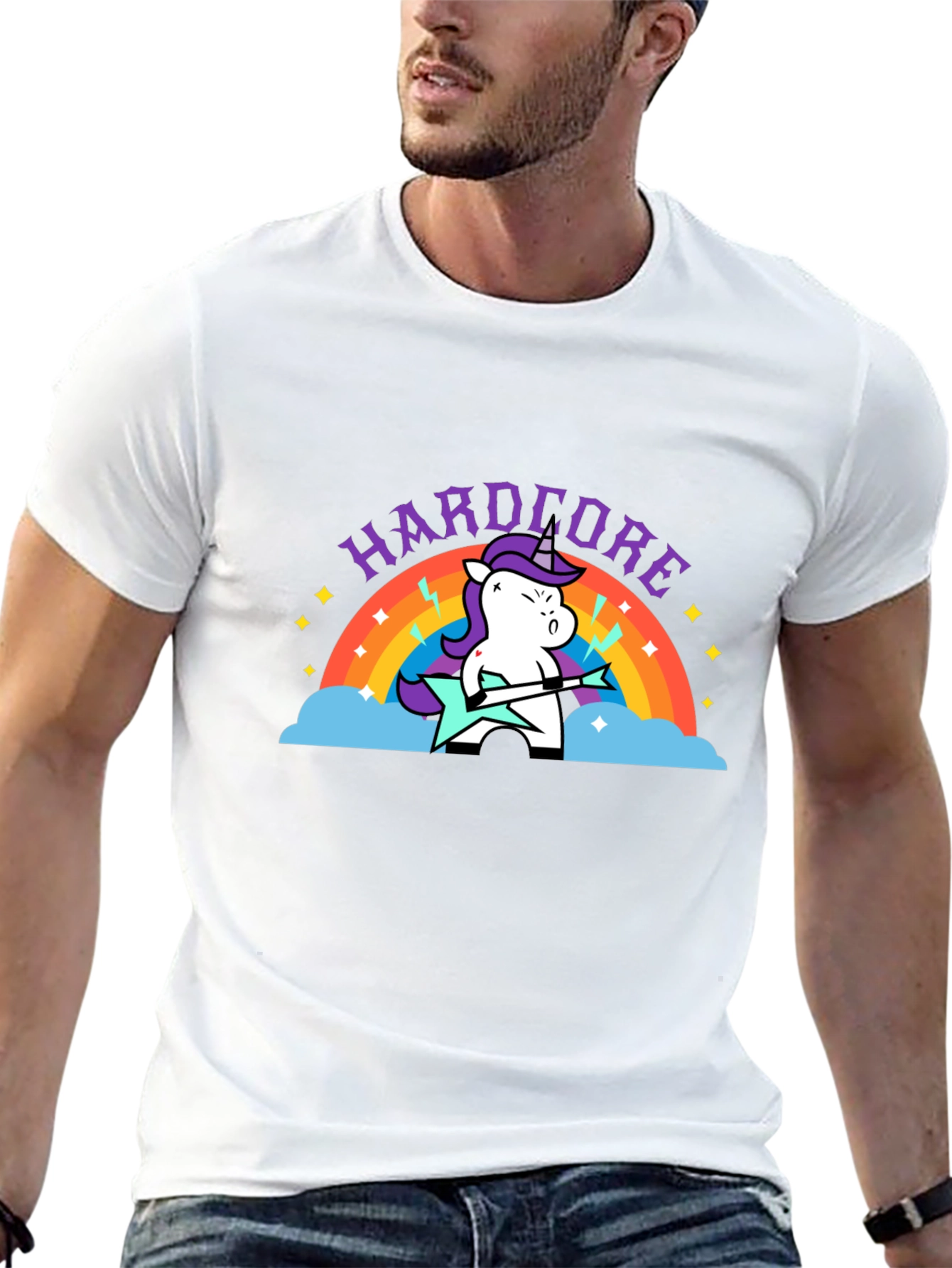 Hardcore Unicorn Rock T-Shirt