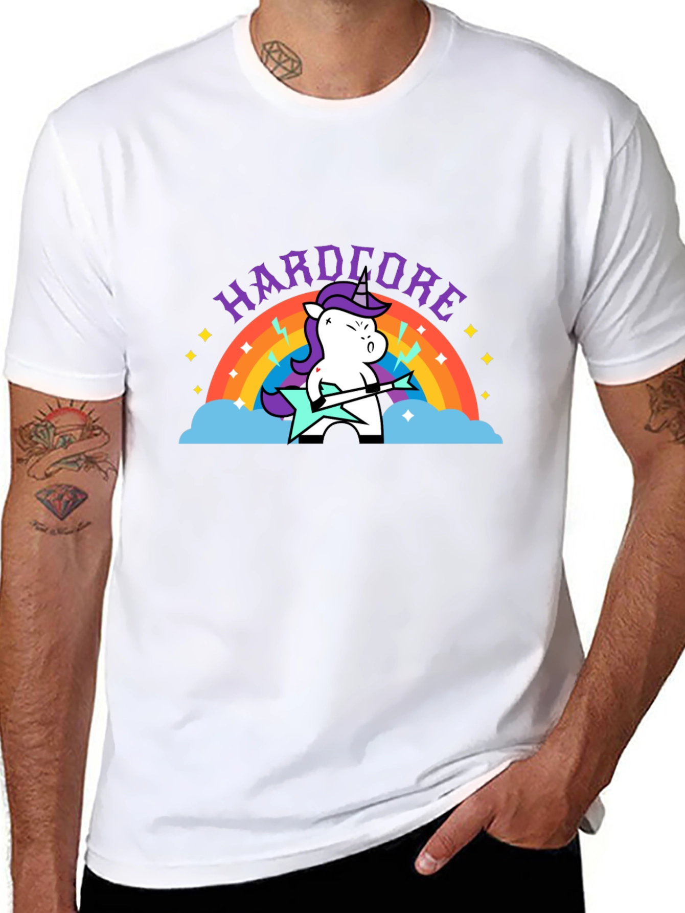 Hardcore Unicorn Rock T-Shirt