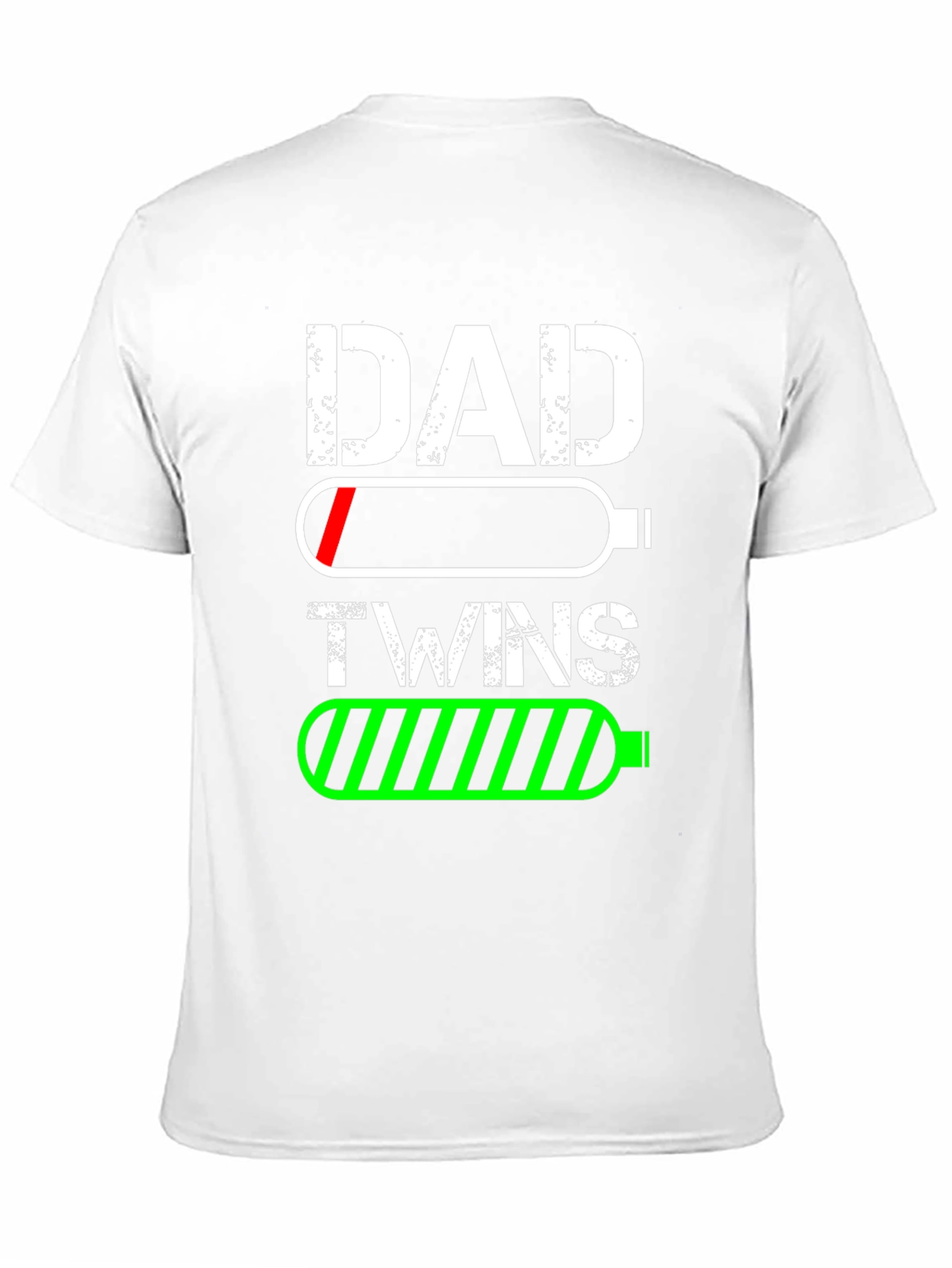 Dad Twins Battery T-Shirt