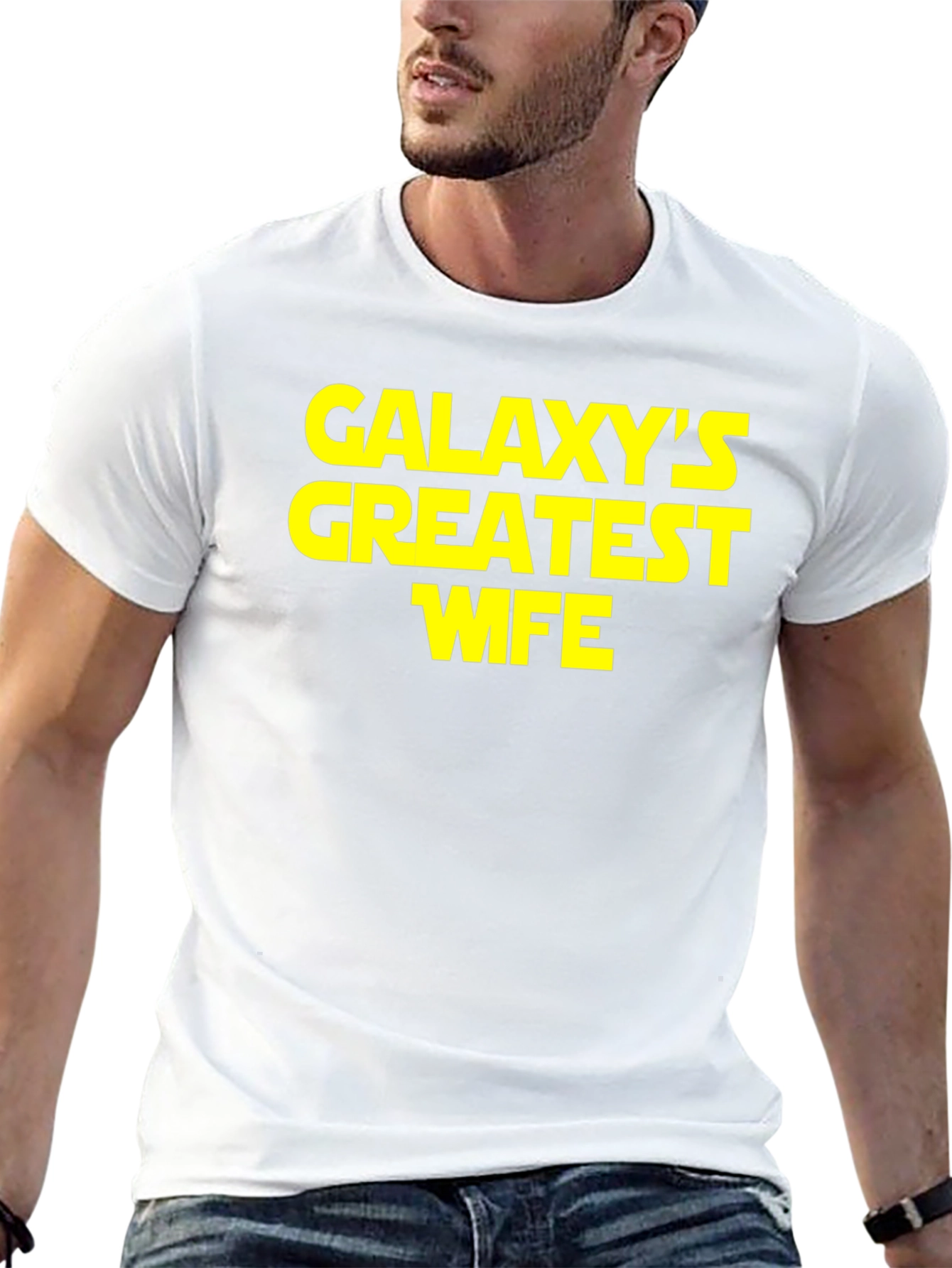 Galaxys Greatest Wife Black T-Shirt