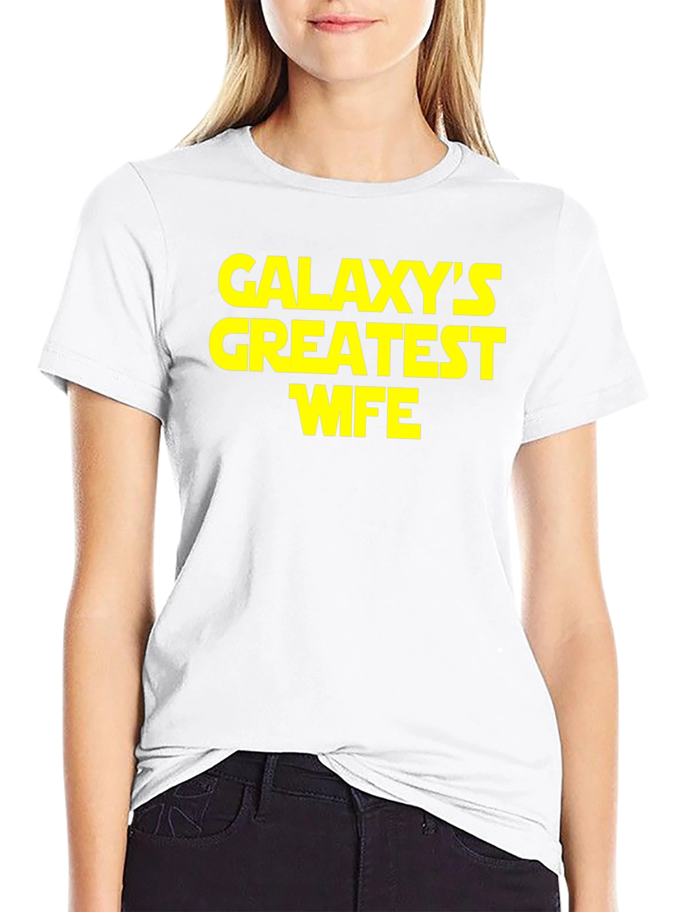 Galaxys Greatest Wife Black T-Shirt