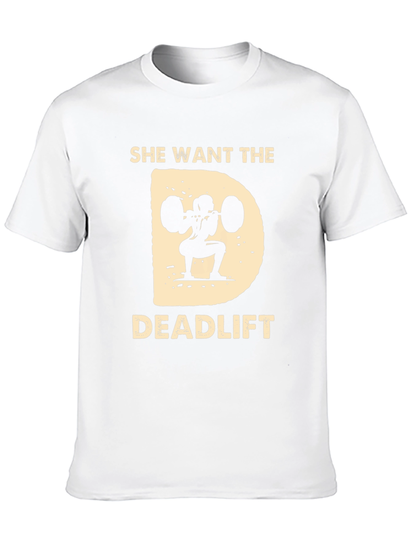 She Wants The Deadlift Black T-Shirt
