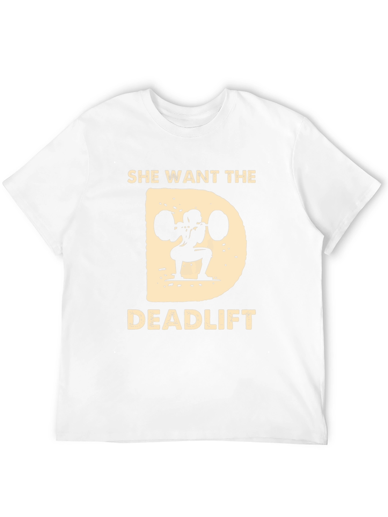 She Wants The Deadlift Black T-Shirt