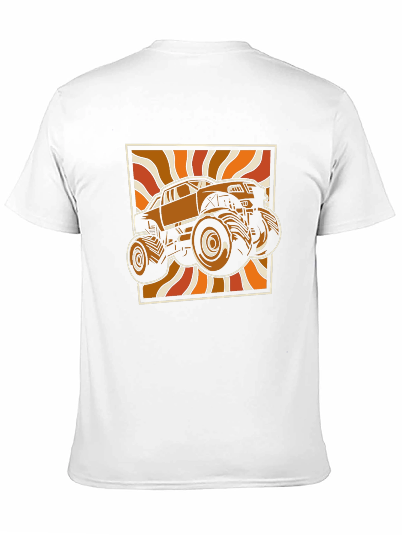 Retro Monster Truck Graphic Tee - Black